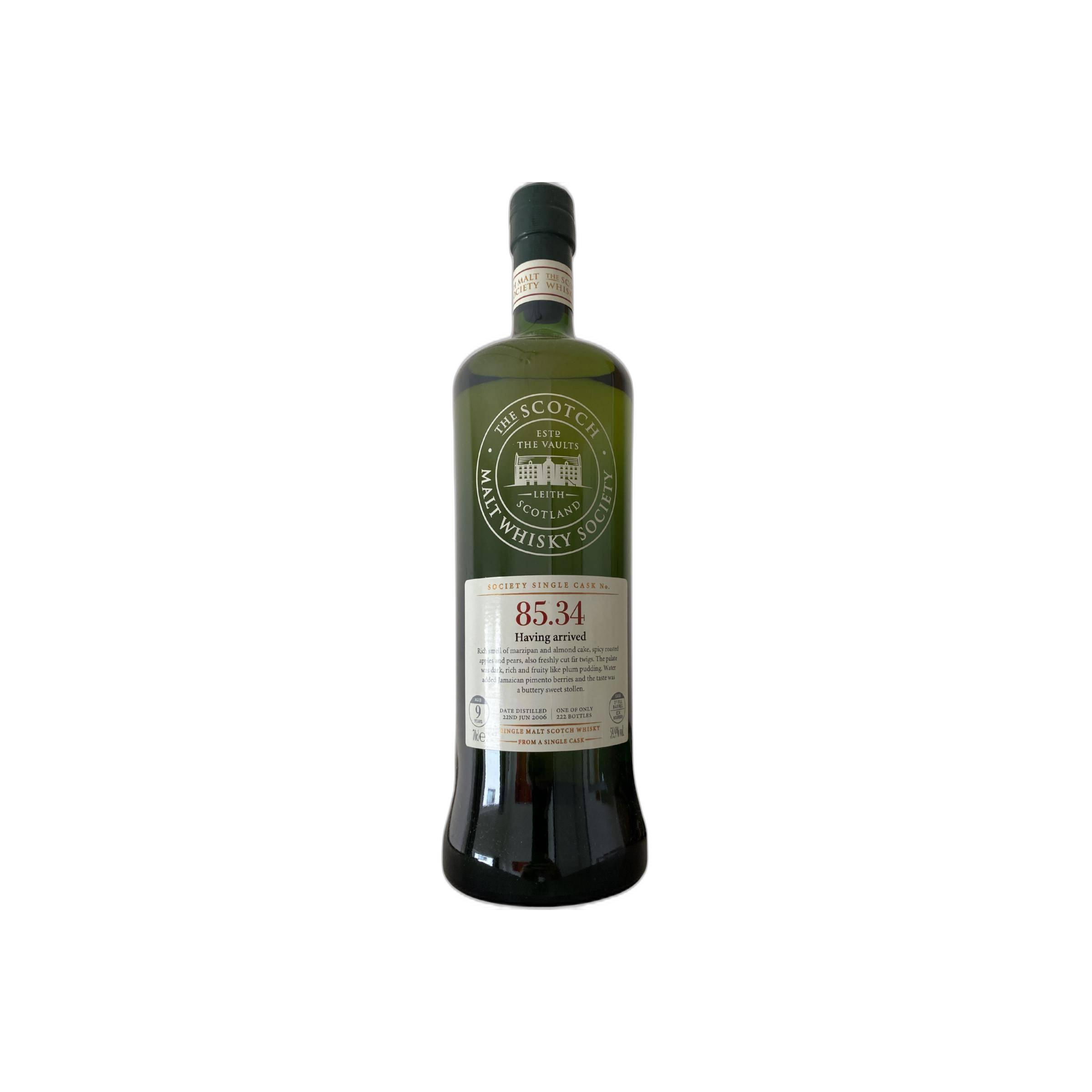 The Scotch Malt Whisky Society 2006 9 Years Single Malt Whisky