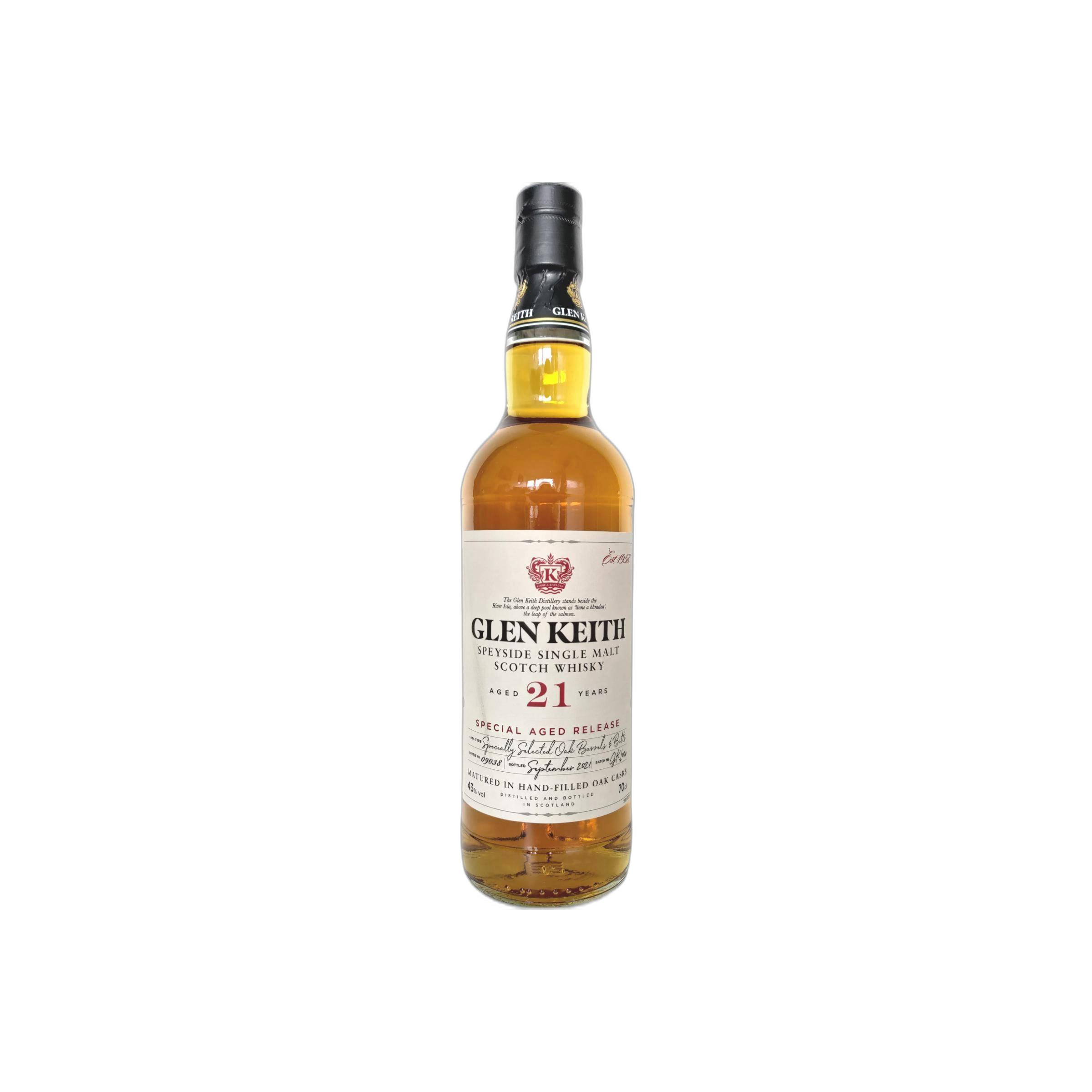 Glen Keith 21 Years Single Malt Whisky