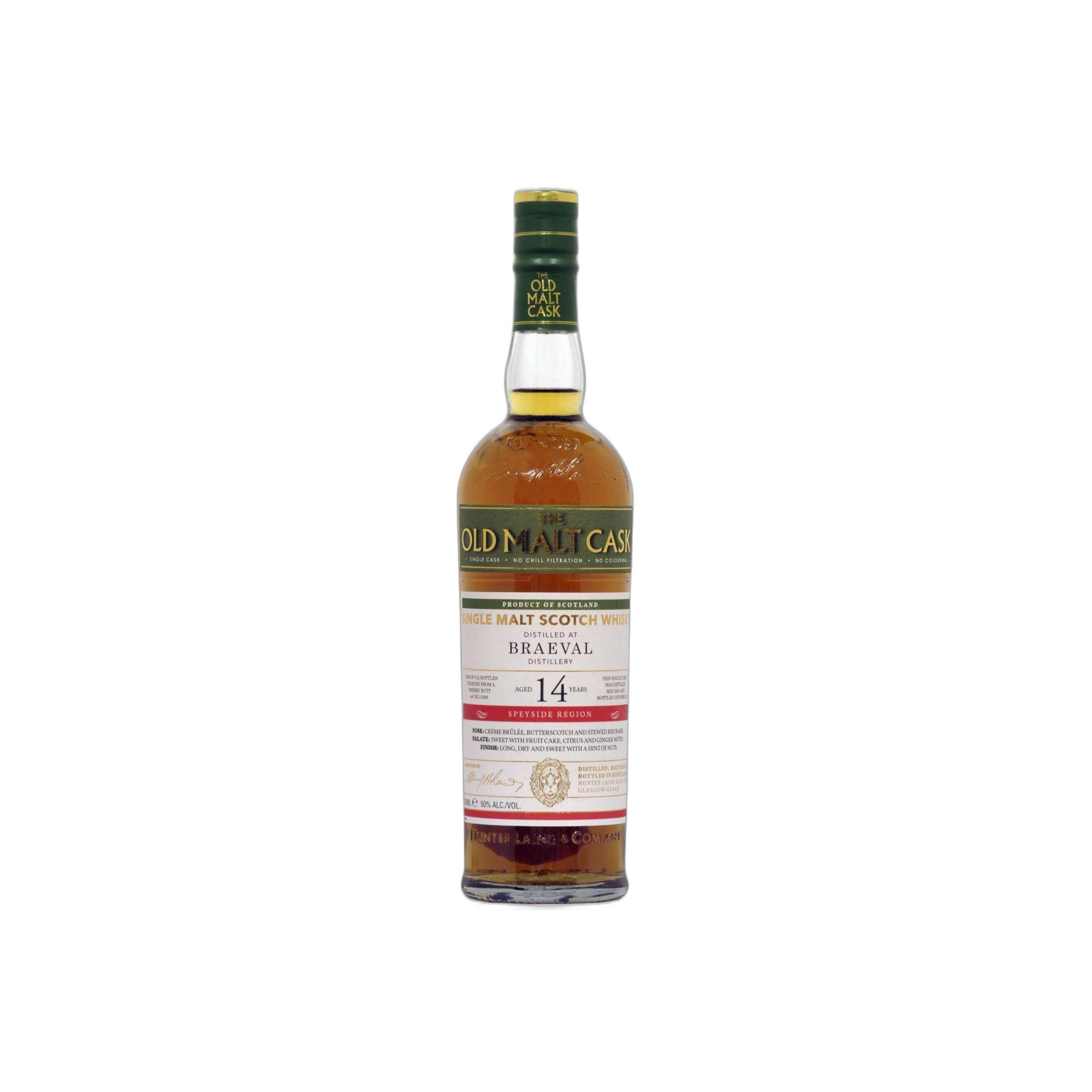 Braeval Old Malt Cask 2001 14 Years Single Malt Whisky