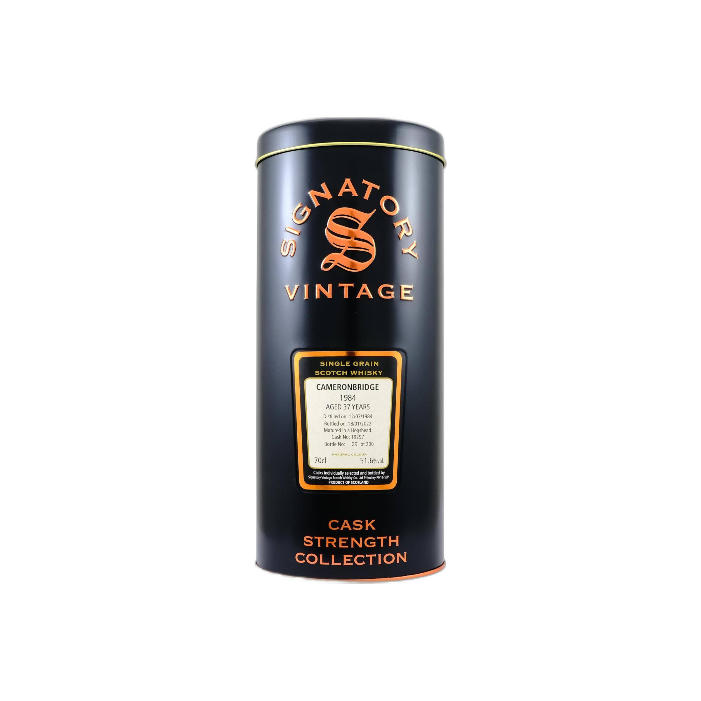 Cameronbridge Cask Strength Collection 1984 37 Years Single Grain Whisky 2