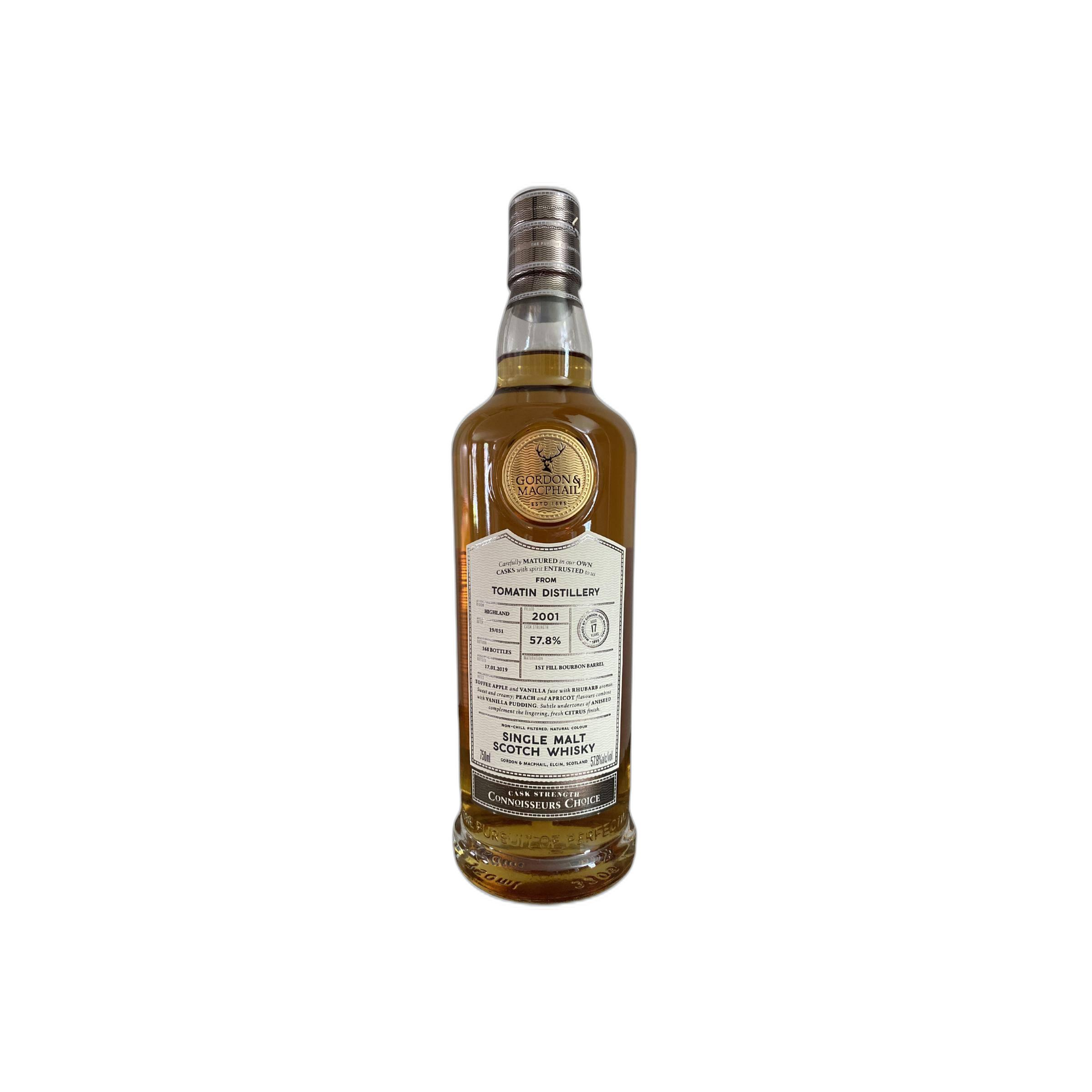 Tomatin Connoisseurs Choice - Cask Strength 2001 17 Years Single Malt Whisky