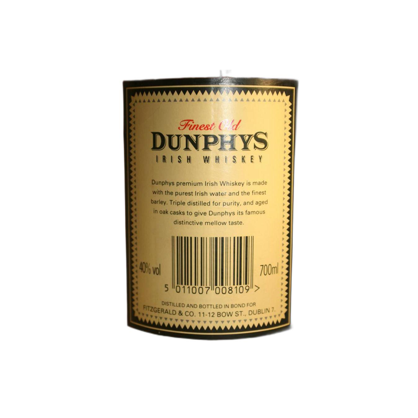 Dunphy's Finest Old Irish Whiskey 2