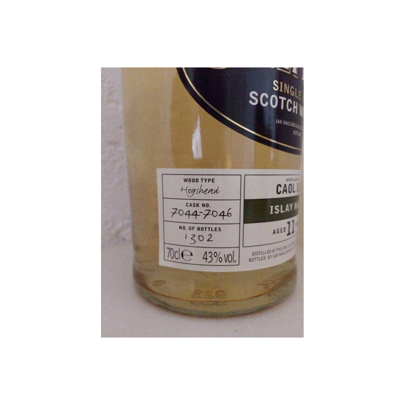 Caol Ila 1990 11 Years Single Malt Whisky