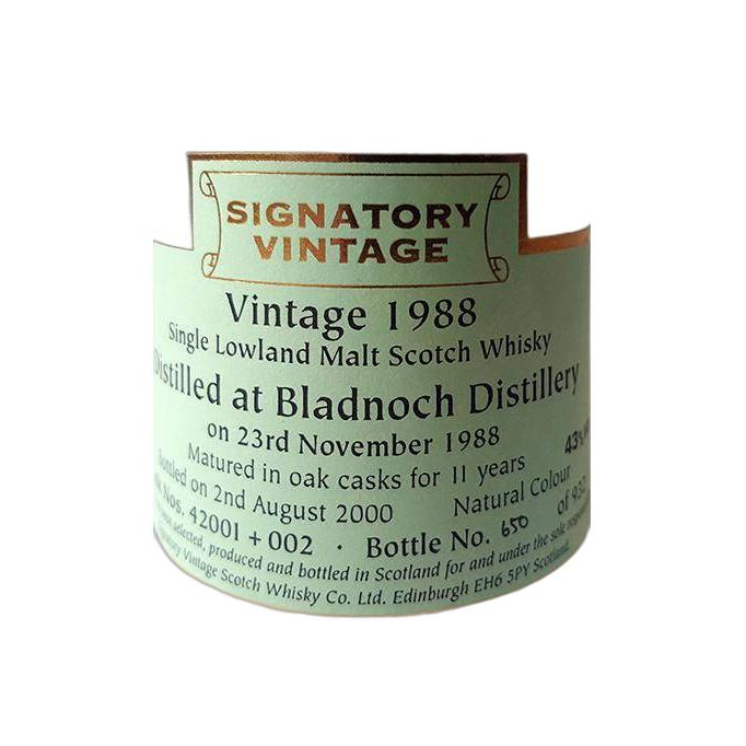 Bladnoch 1988 11 Years Single Malt Whisky 2
