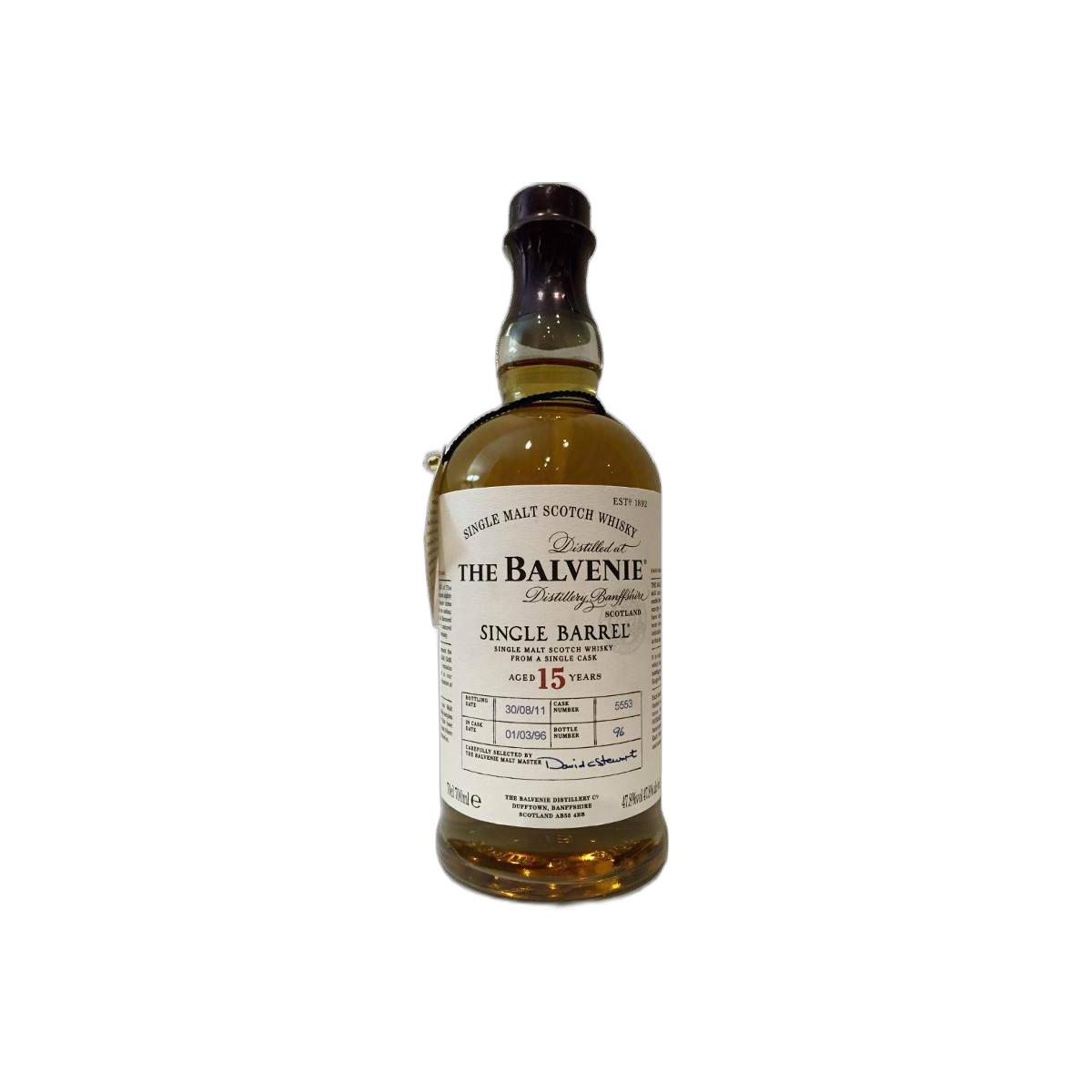 The Balvenie Single Cask 1996 15 Years Single Malt Whisky