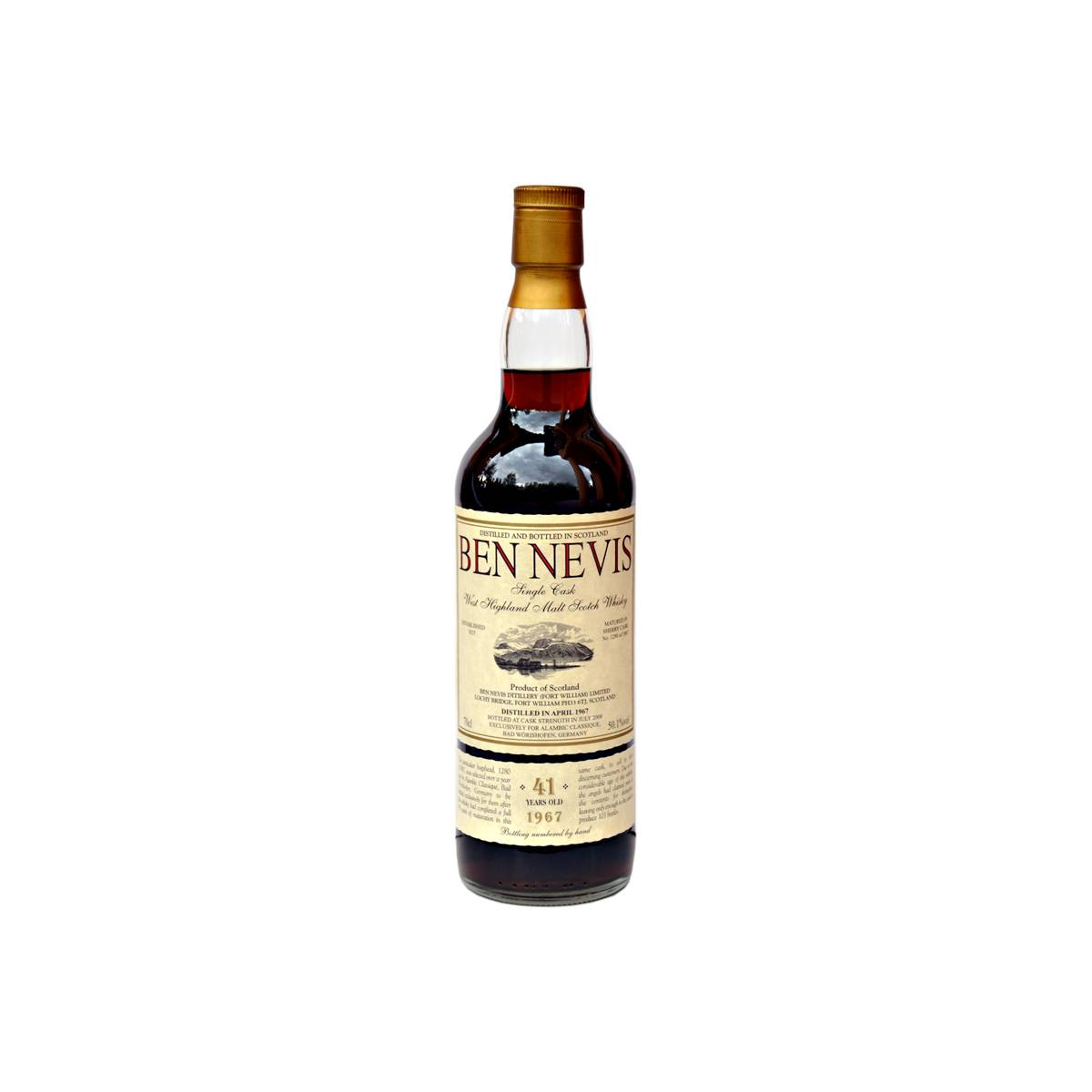 Ben Nevis 1967 41 Years Single Malt Whisky