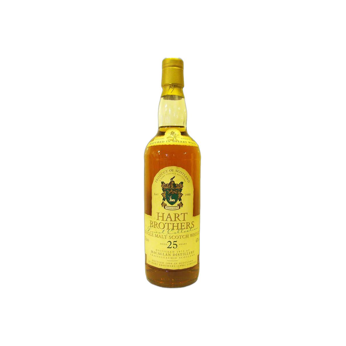 The Macallan Finest Collection 1972 25 Years Single Malt Whisky