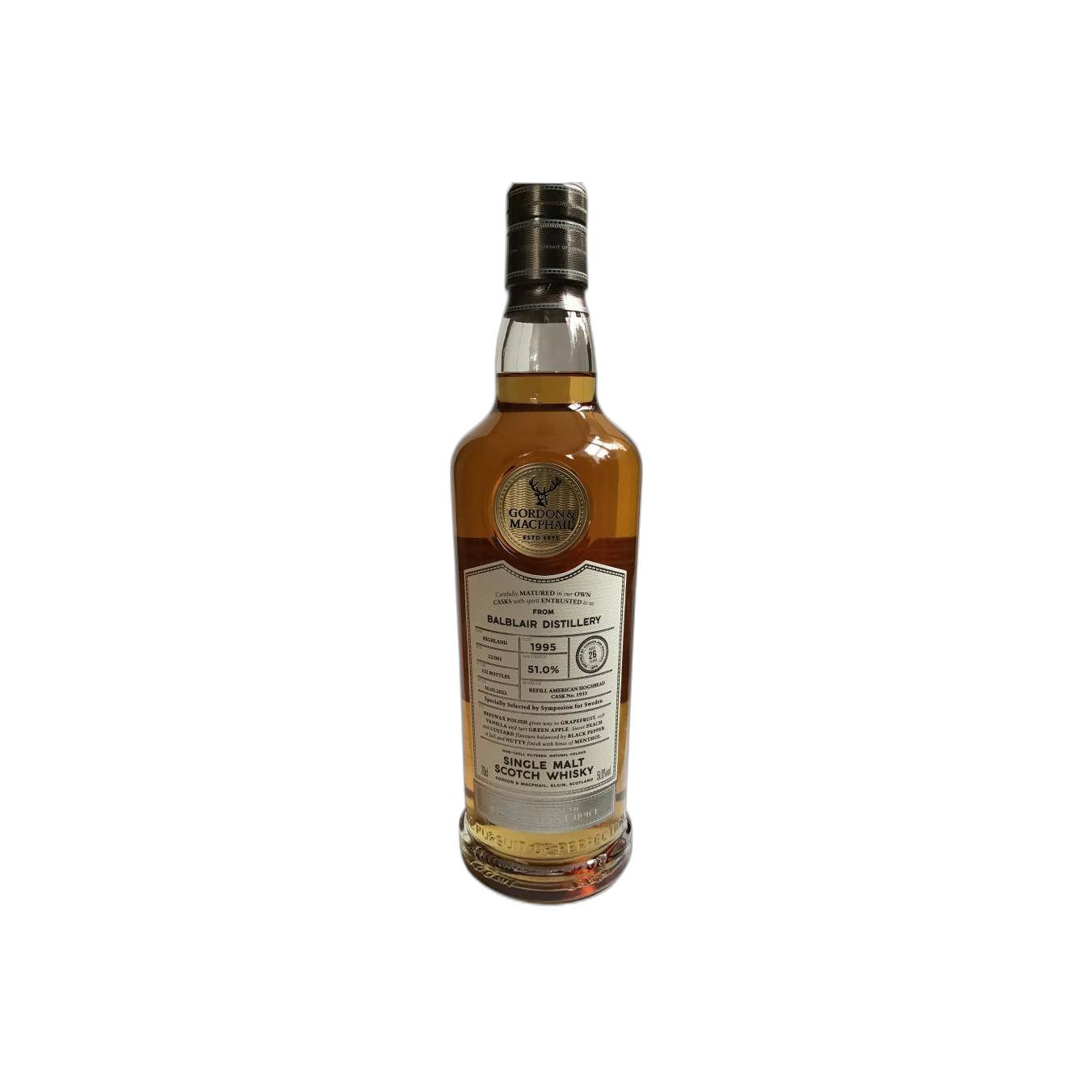 Balblair Connoisseurs Choice 1995 26 Years Single Malt Whisky