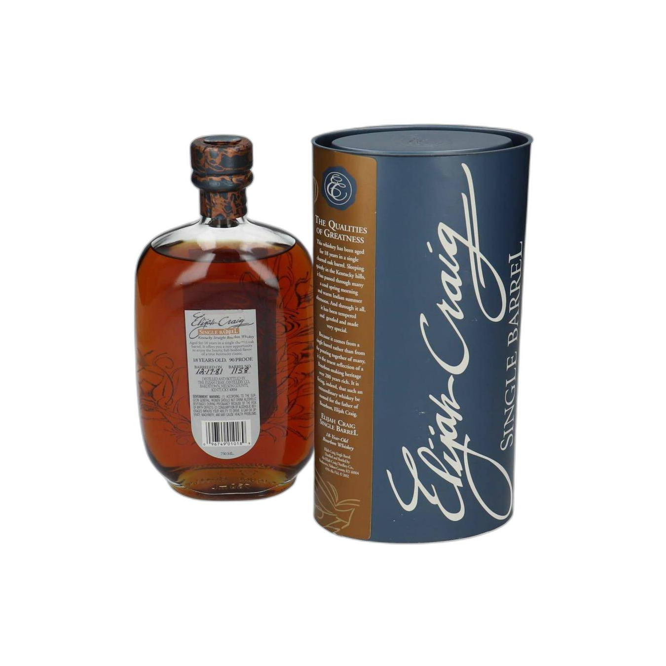 Elijah Craig Single Cask 1981 18 Years Bourbon Whisky 2