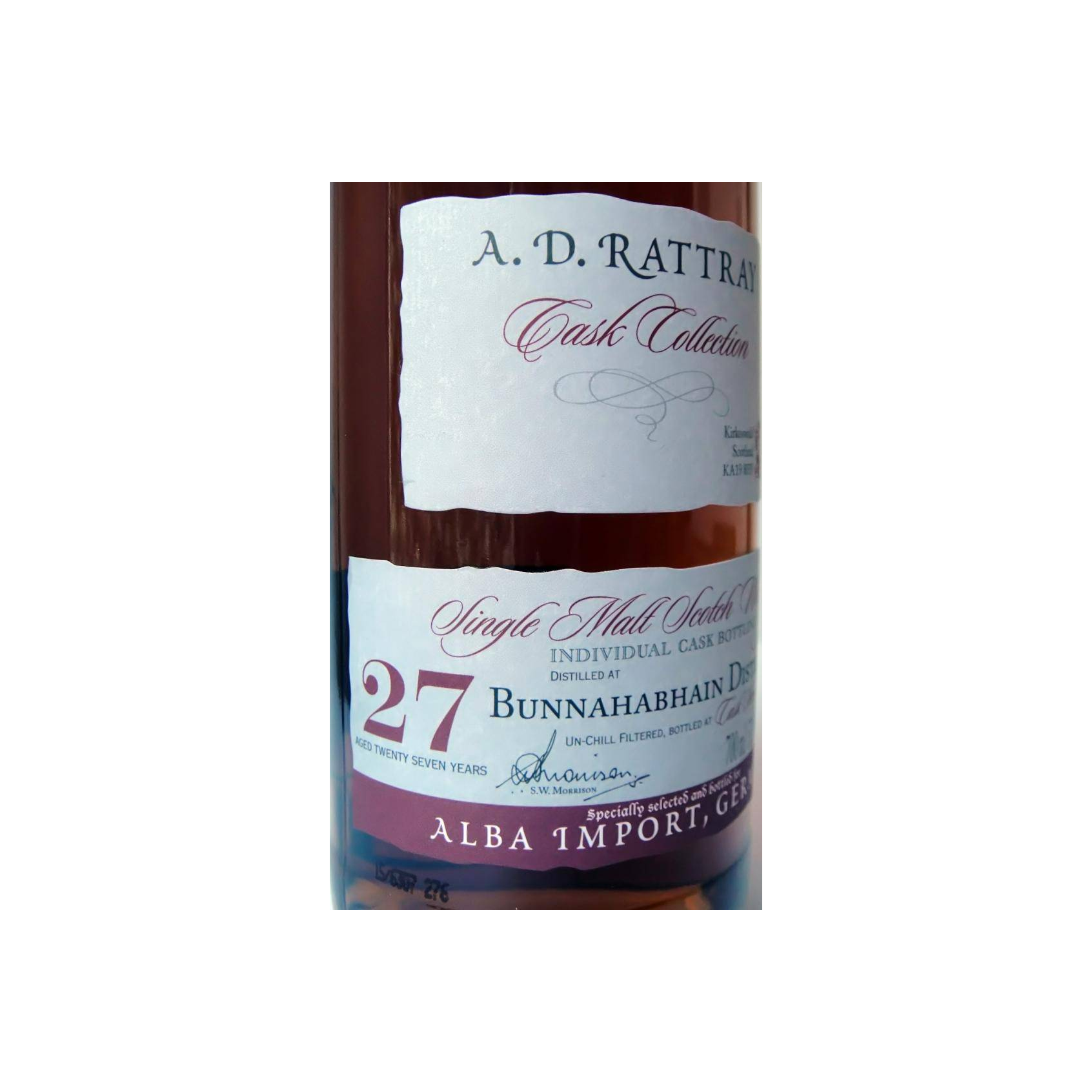 Bunnahabhain Individual Cask Bottling 1988 27 Years Single Malt Whisky 3