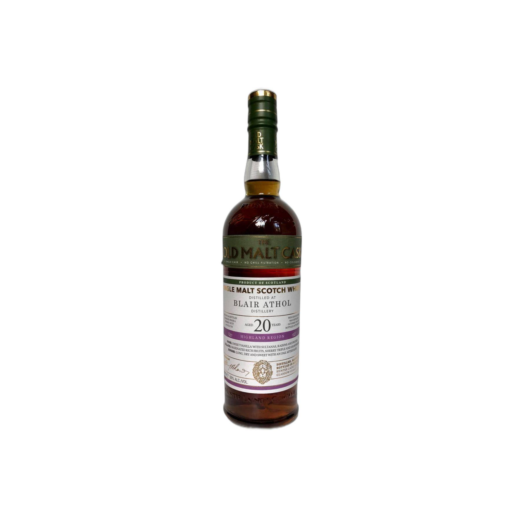Blair Athol Old Malt Cask 1995 20 Years Single Malt Whisky
