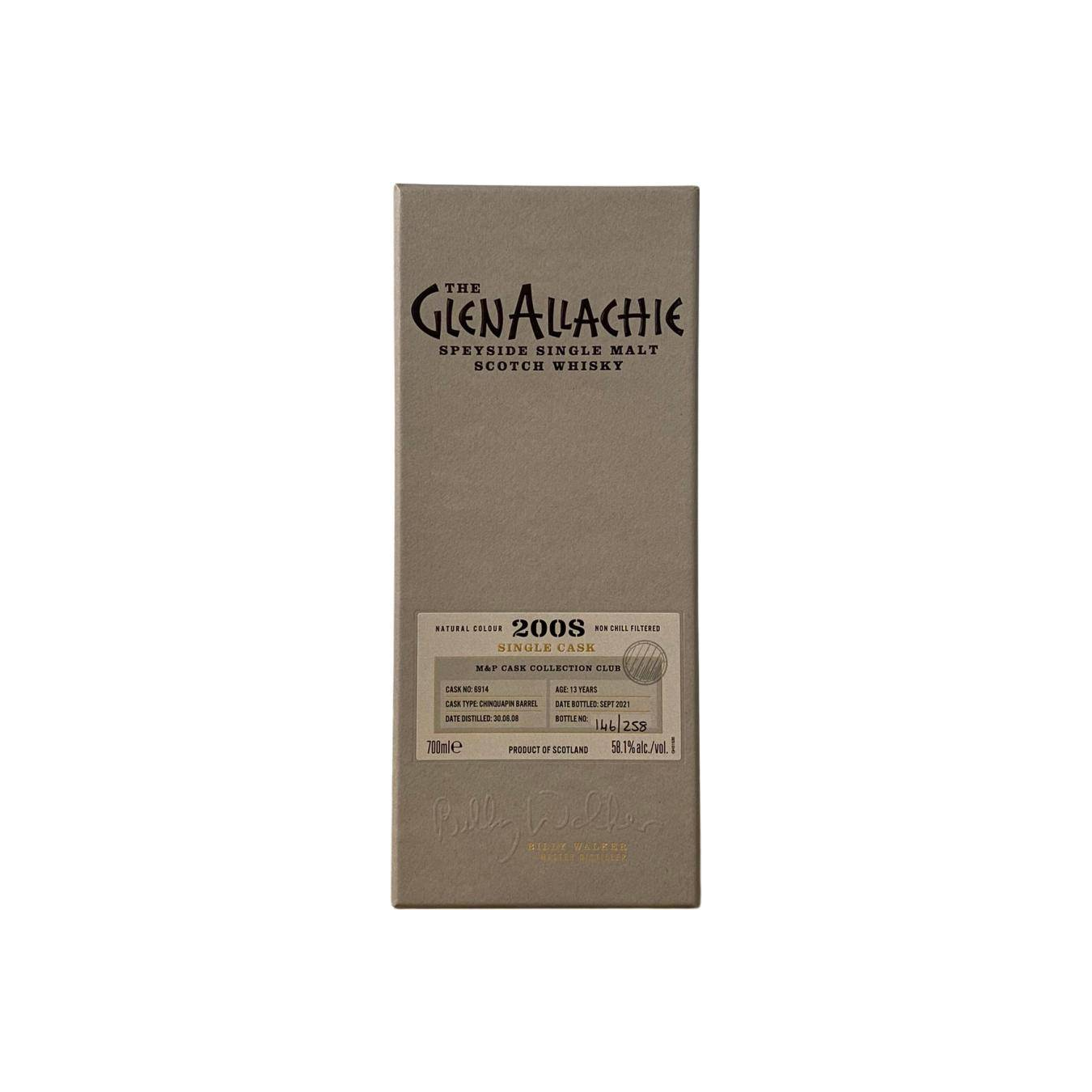 The GlenAllachie Single Cask 2008 13 Years Single Malt Whisky 3