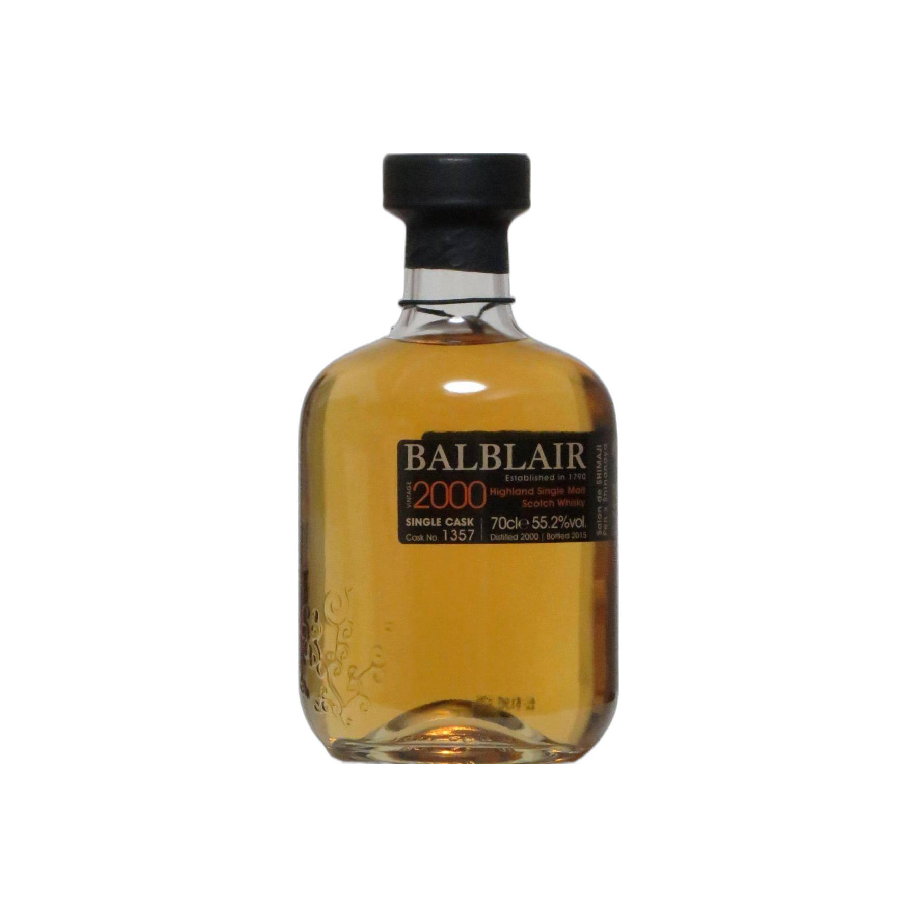 Balblair Single Cask 2000 15 Years Single Malt Whisky