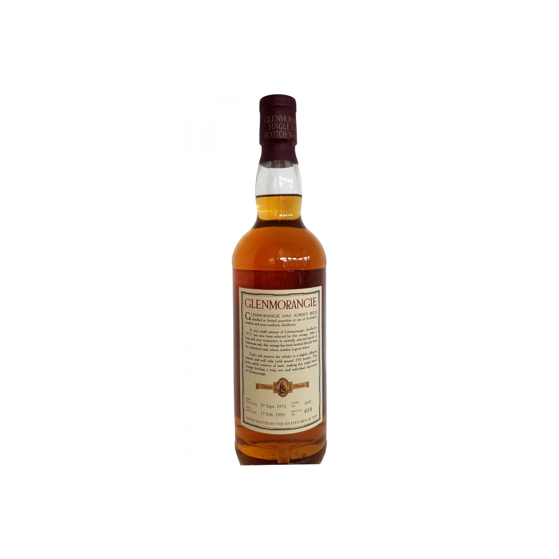 Glenmorangie 1972 20 Years Single Malt Whisky
