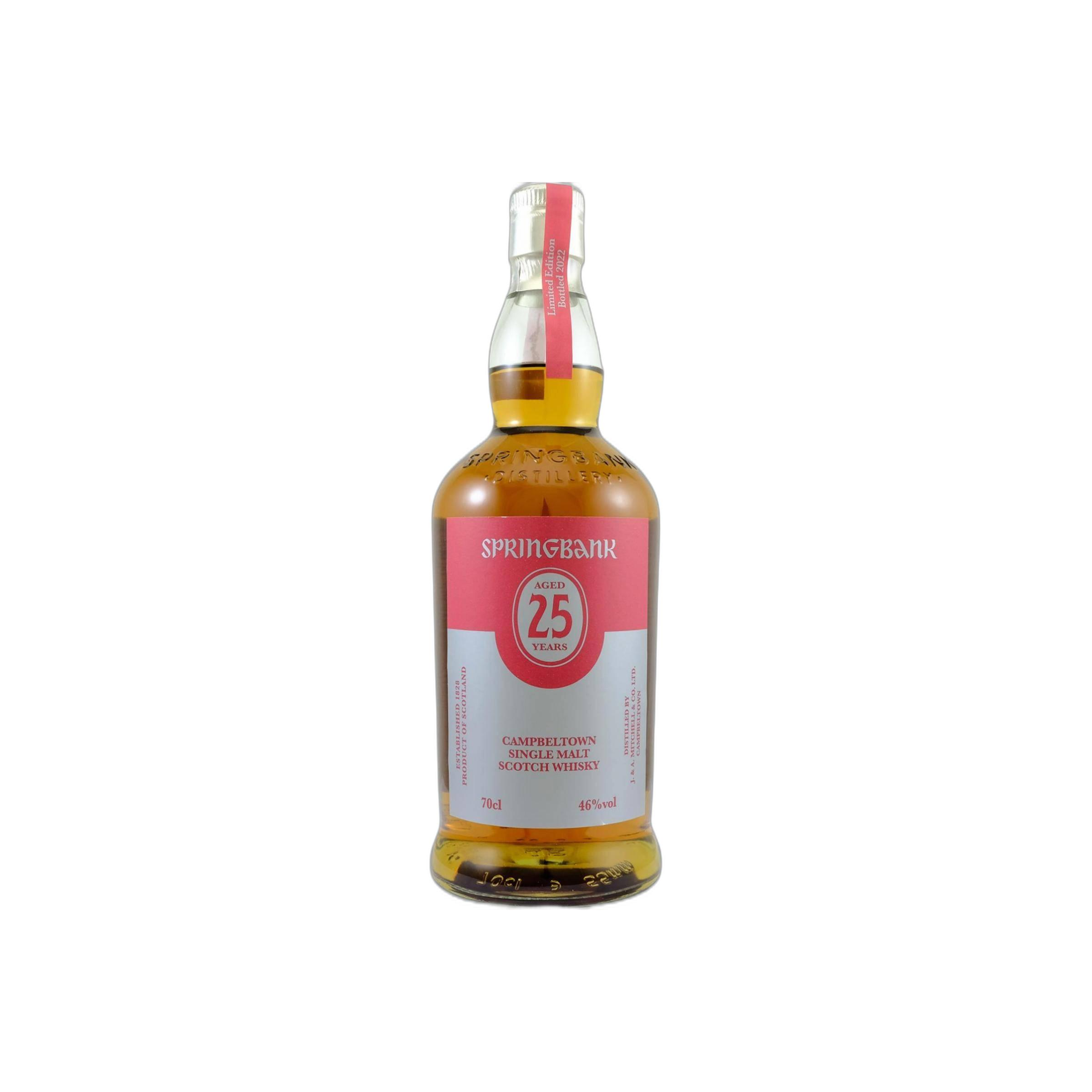 Springbank Limited Edition 25 Years Single Malt Whisky