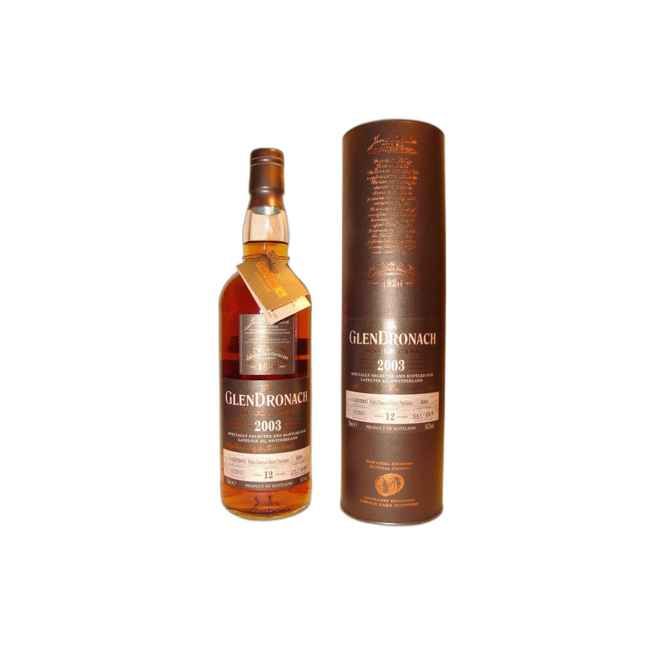 GlenDronach Single Cask 2003 12 Years Single Malt Whisky 3