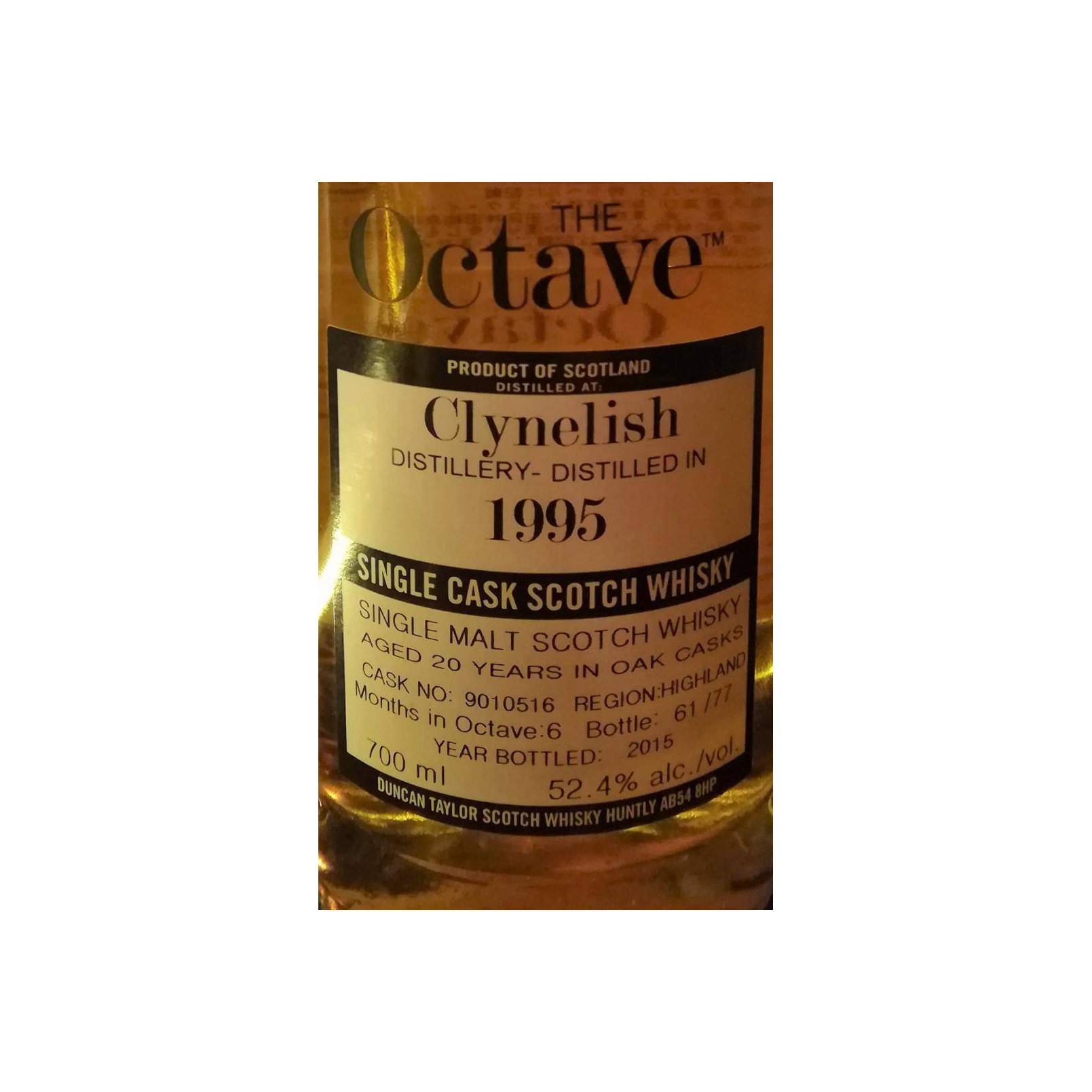 Clynelish The Octave 1995 20 Years Single Malt Whisky