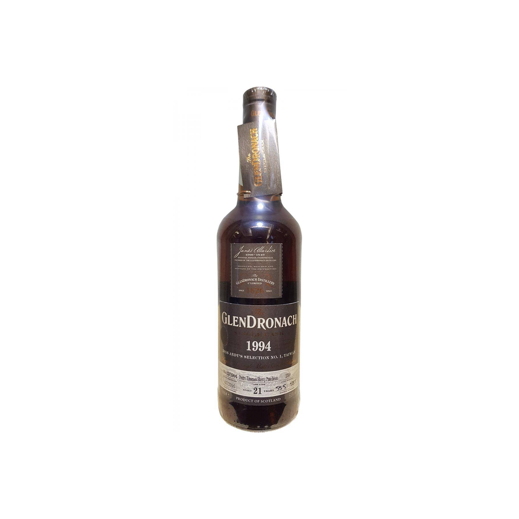 GlenDronach Single Cask 1994 21 Years Single Malt Whisky