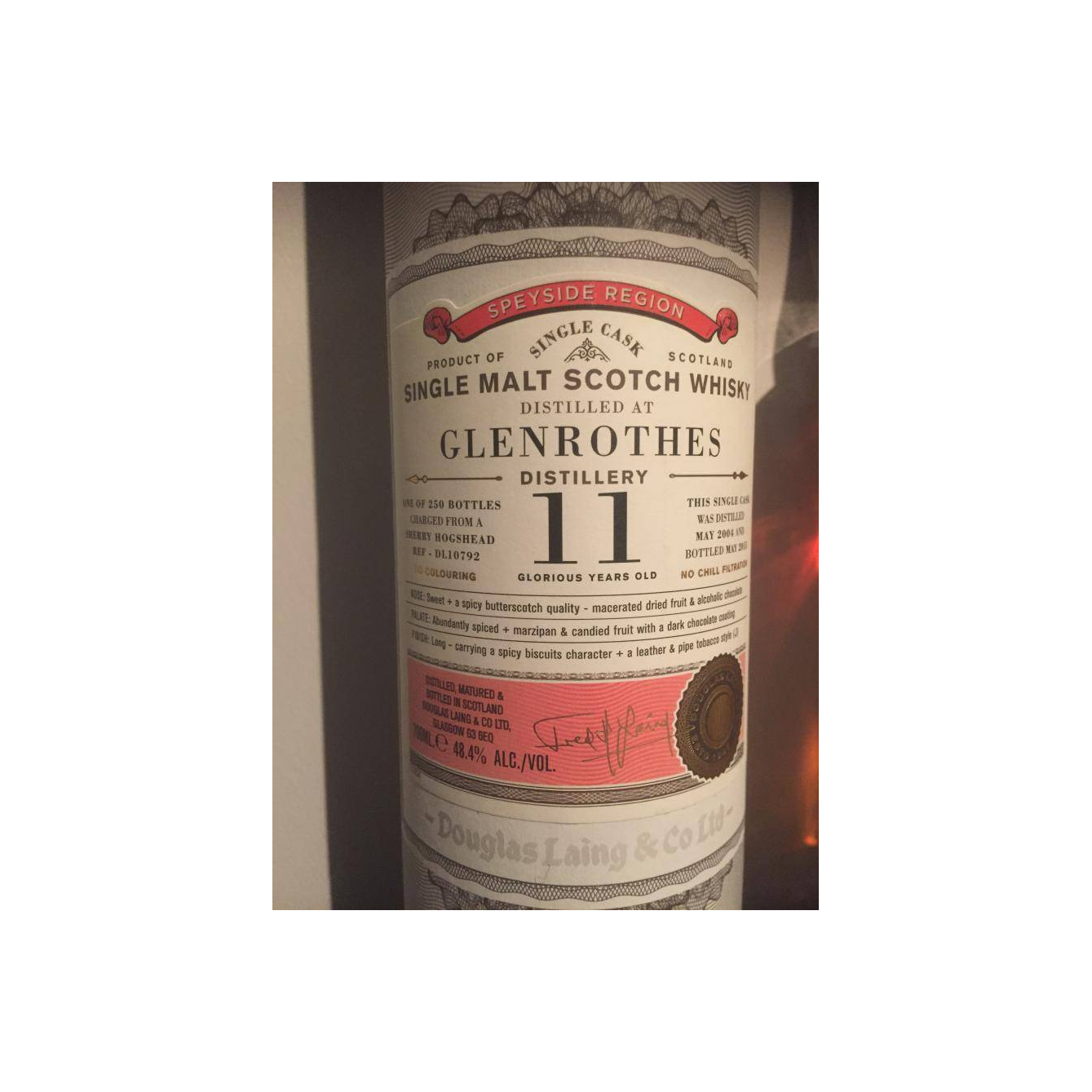 The Glenrothes Old Particular 2004 11 Years Single Malt Whisky 2