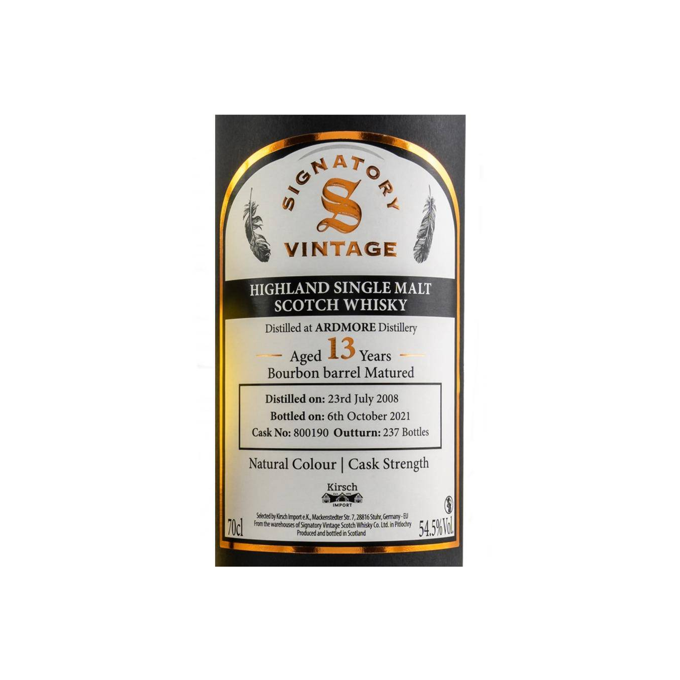 Ardmore 2008 13 Years Single Malt Whisky 3