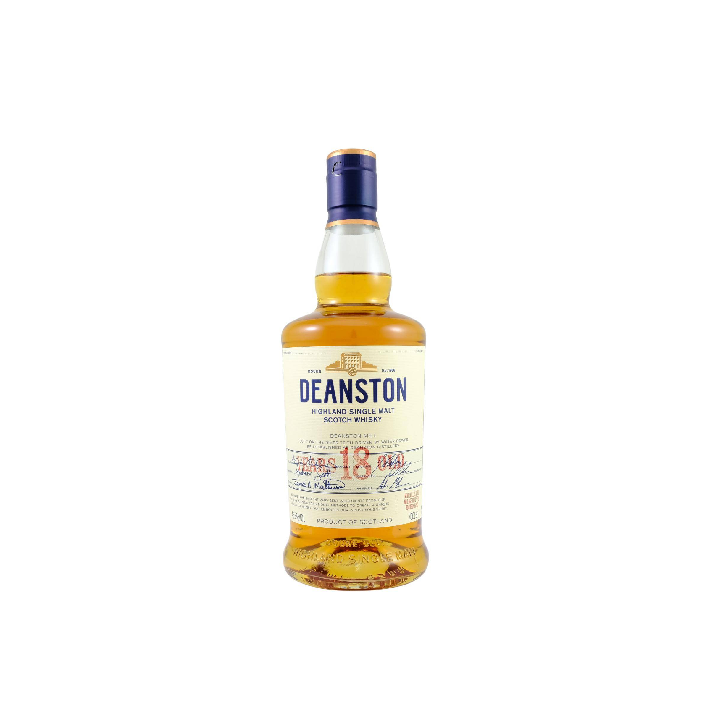 Deanston 18 Years Single Malt Whisky