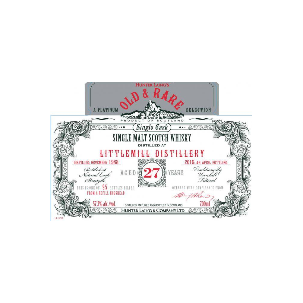 Littlemill 1988 27 Years Single Malt Whisky 2