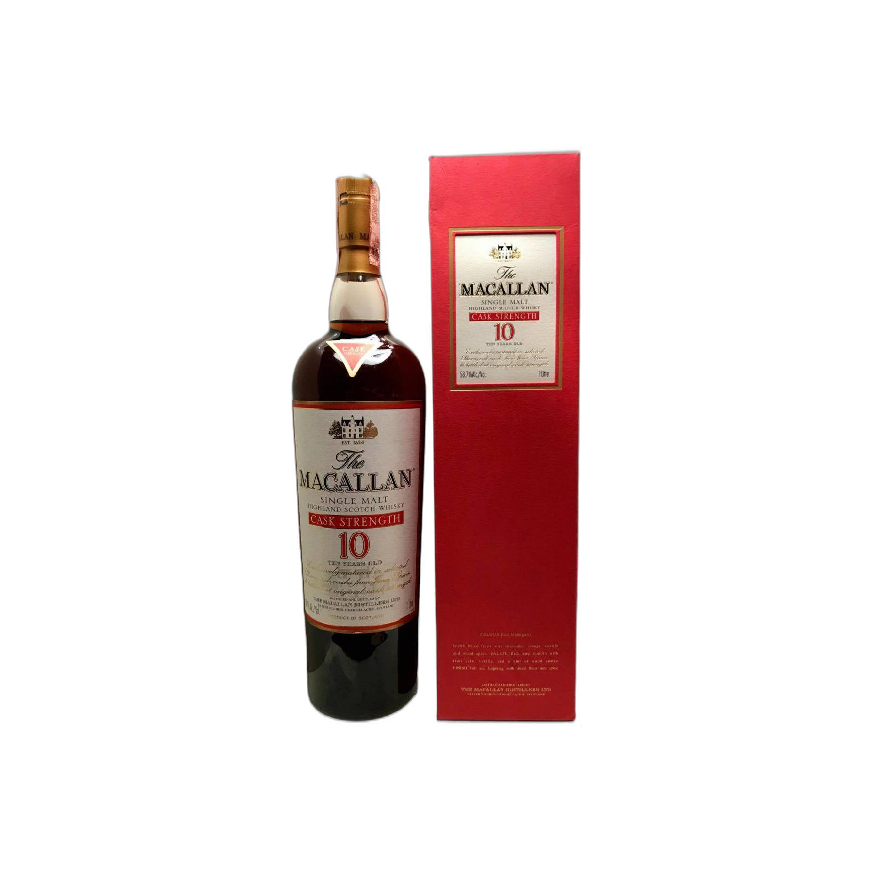 The Macallan Cask Strength Collection 10 Years Single Malt Whisky 2