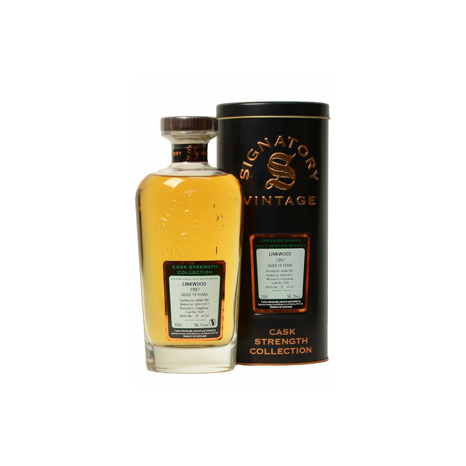 Linkwood Cask Strength Collection 1997 19 Years Single Malt Whisky 2