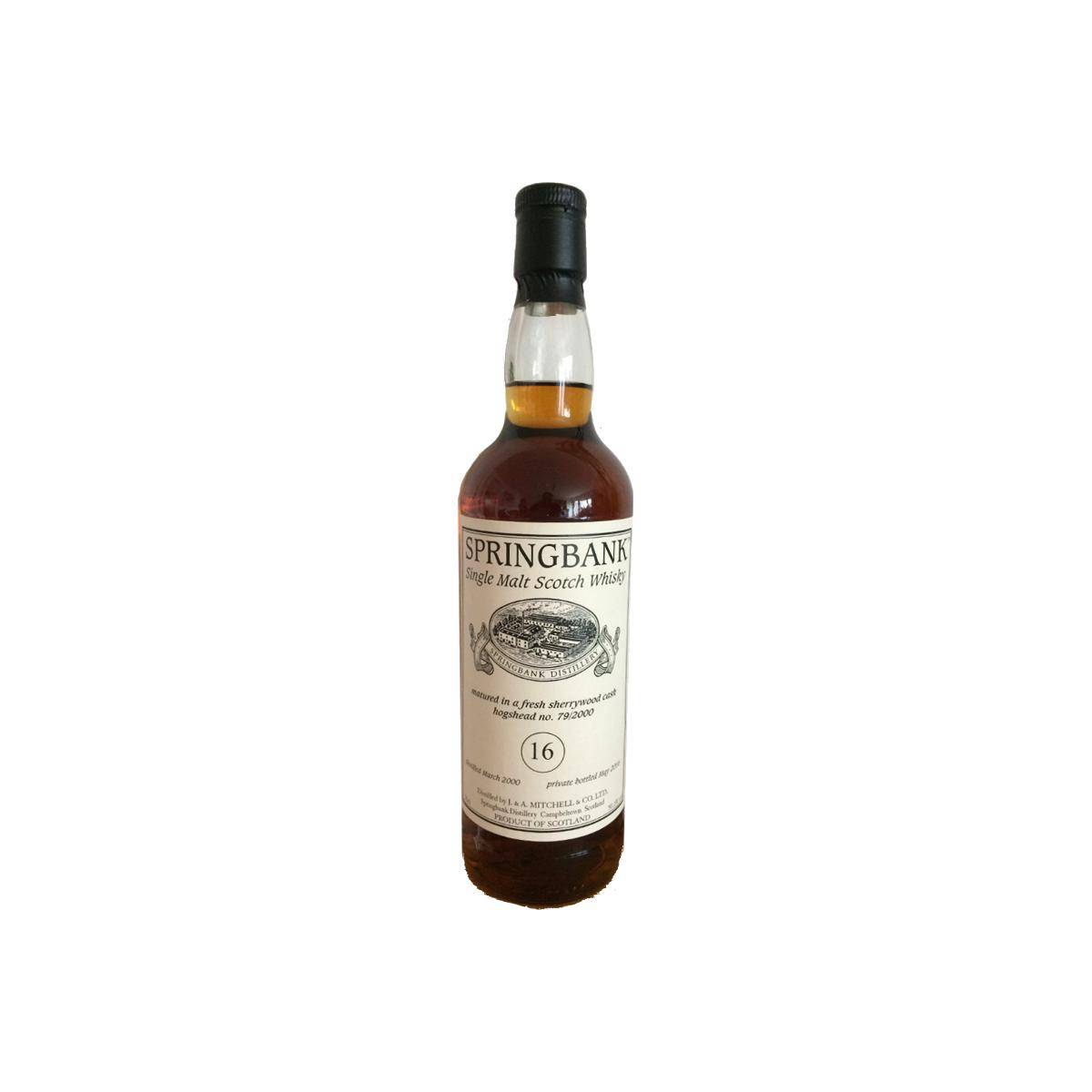 Springbank Private Bottling 2000 16 Years Single Malt Whisky