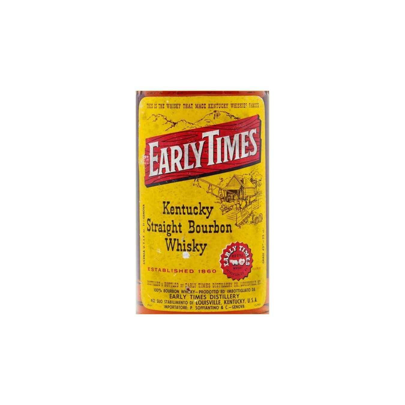 Early Times 4 Years Bourbon Whisky