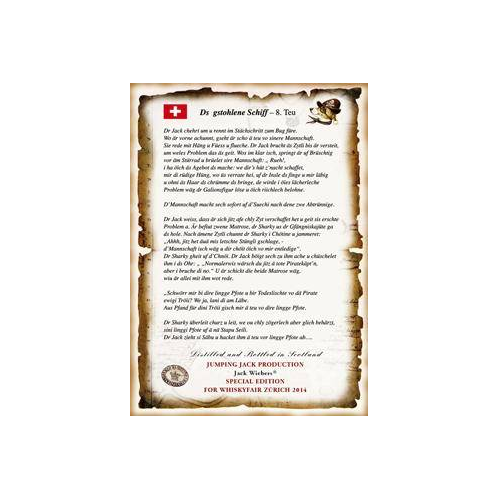 Jack's Pirate Ds gstohlene Schiff Teu VIII JW 3