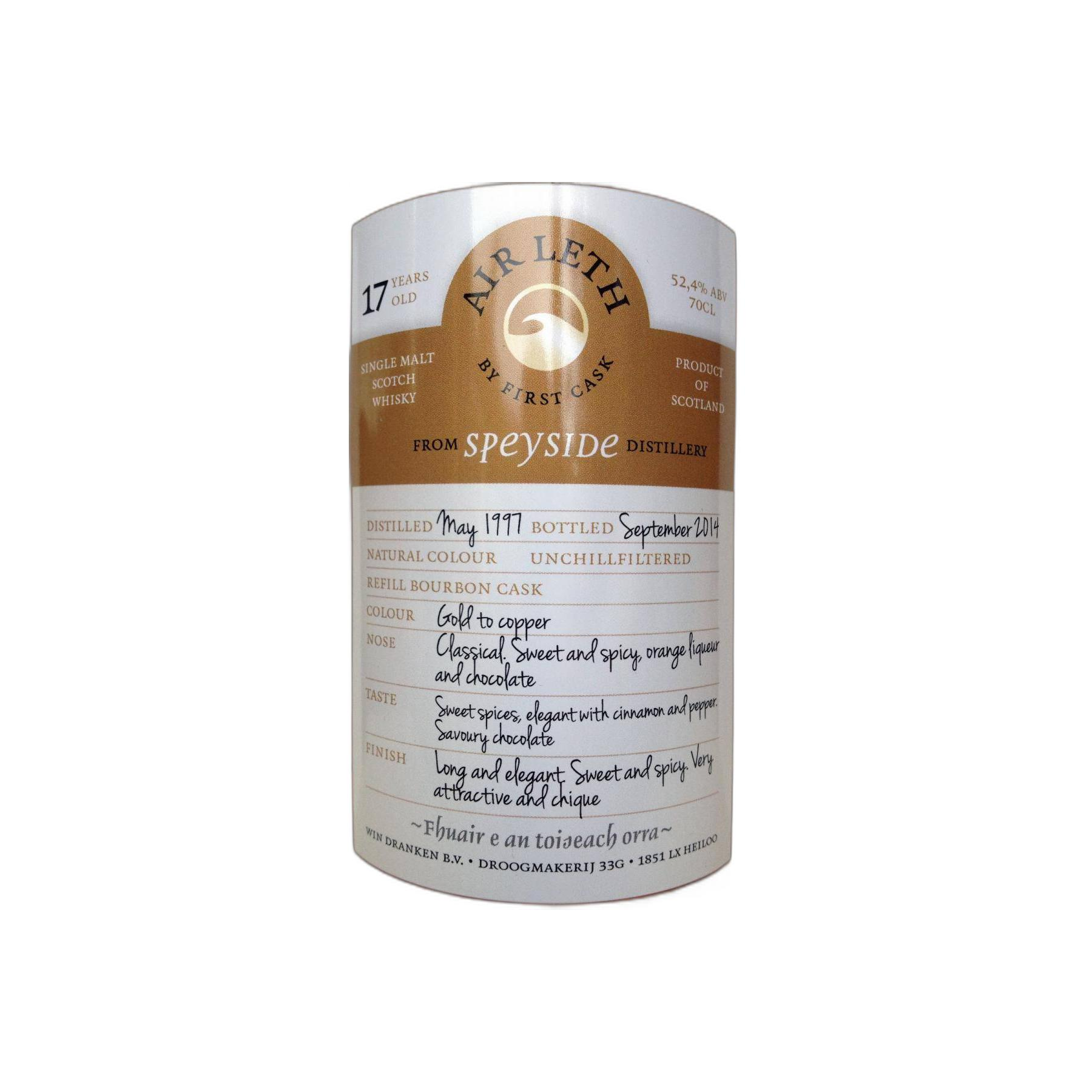 Spey 1997 17 Years Single Malt Whisky 2