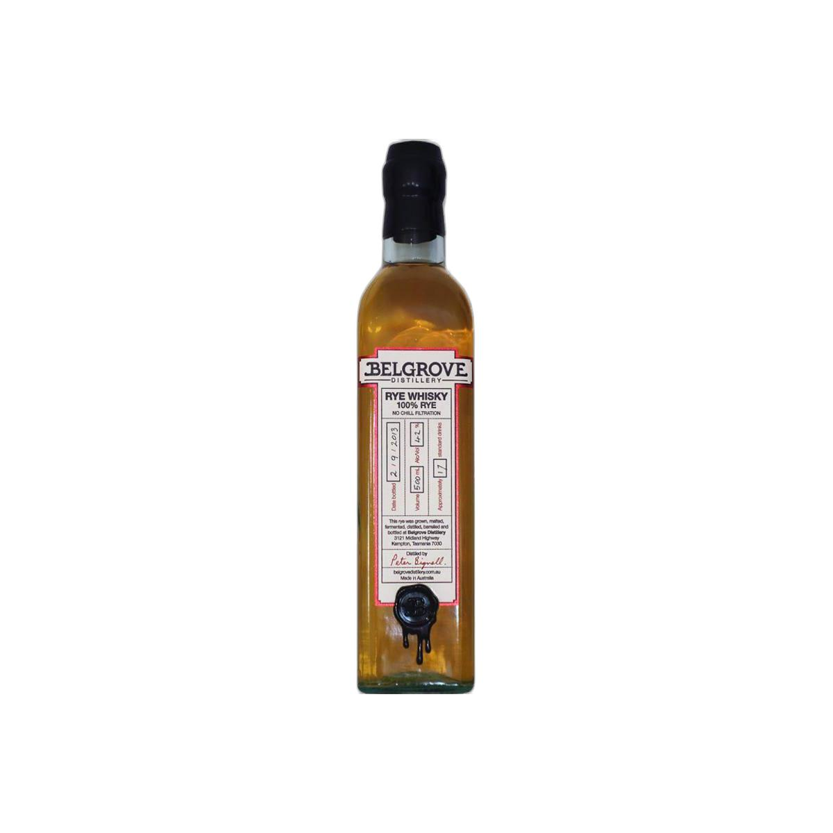 Belgrove Rye Whisky