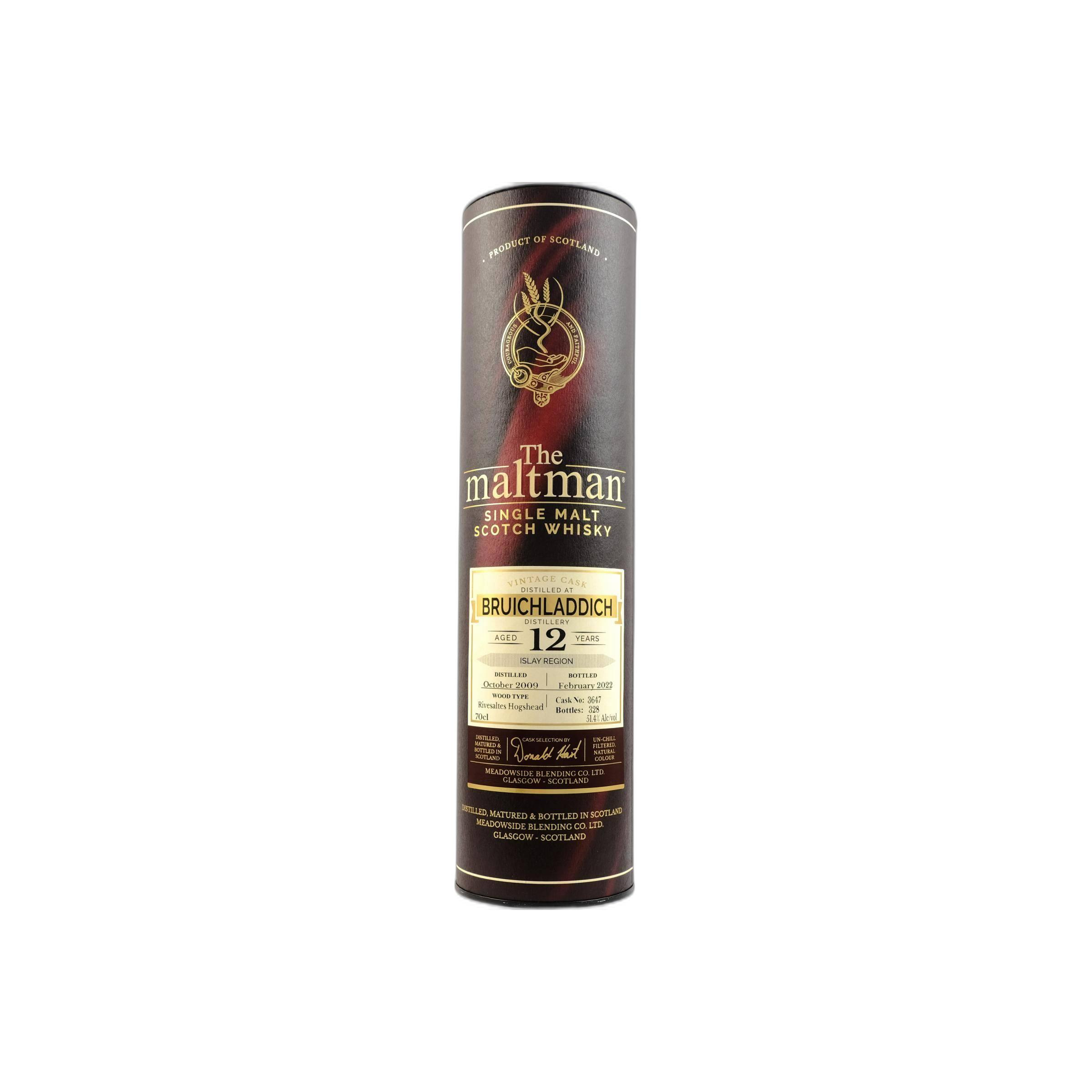 Bruichladdich 2009 12 Years Single Malt Whisky 3