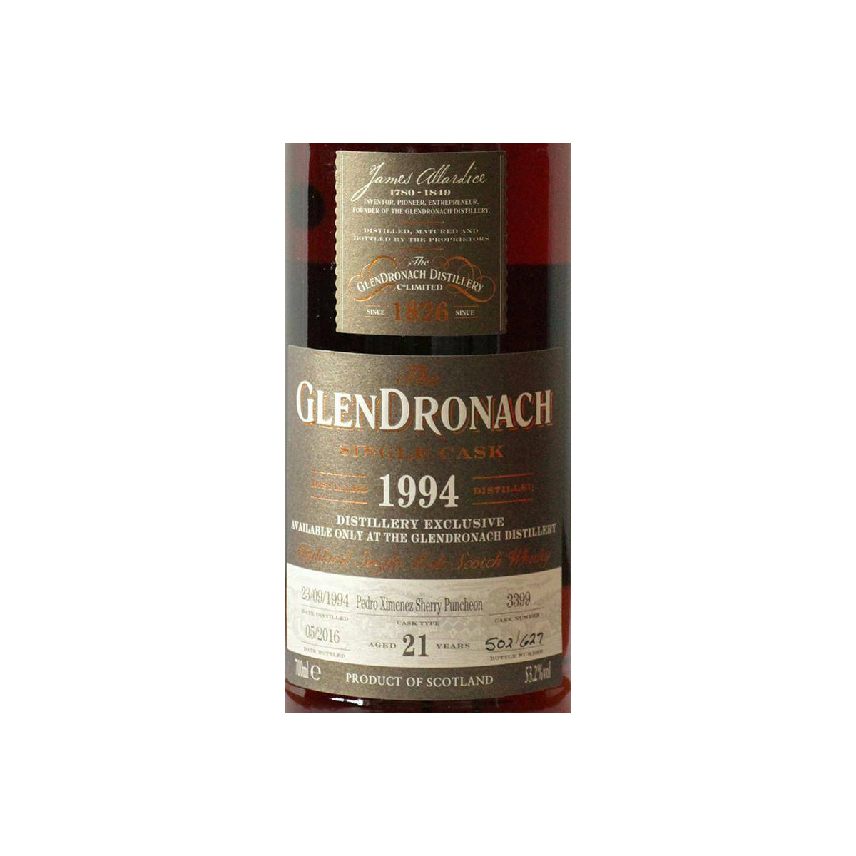 GlenDronach 1994 21 Years Single Malt Whisky 2