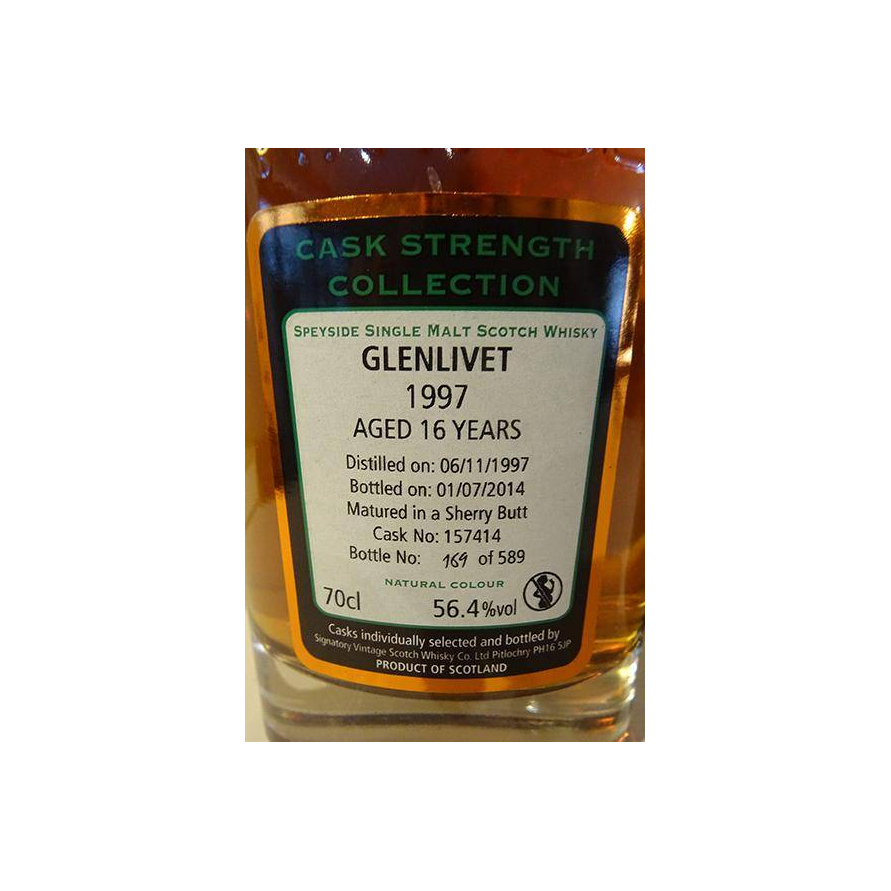 The Glenlivet Cask Strength Collection 1997 16 Years Single Malt Whisky 3