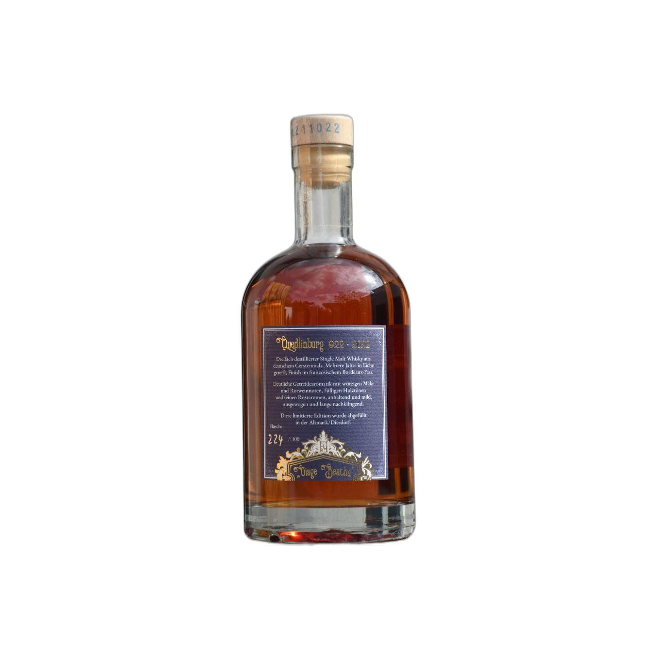 Single Malt Whisky Quedlinburg 922- 2022 UD 2