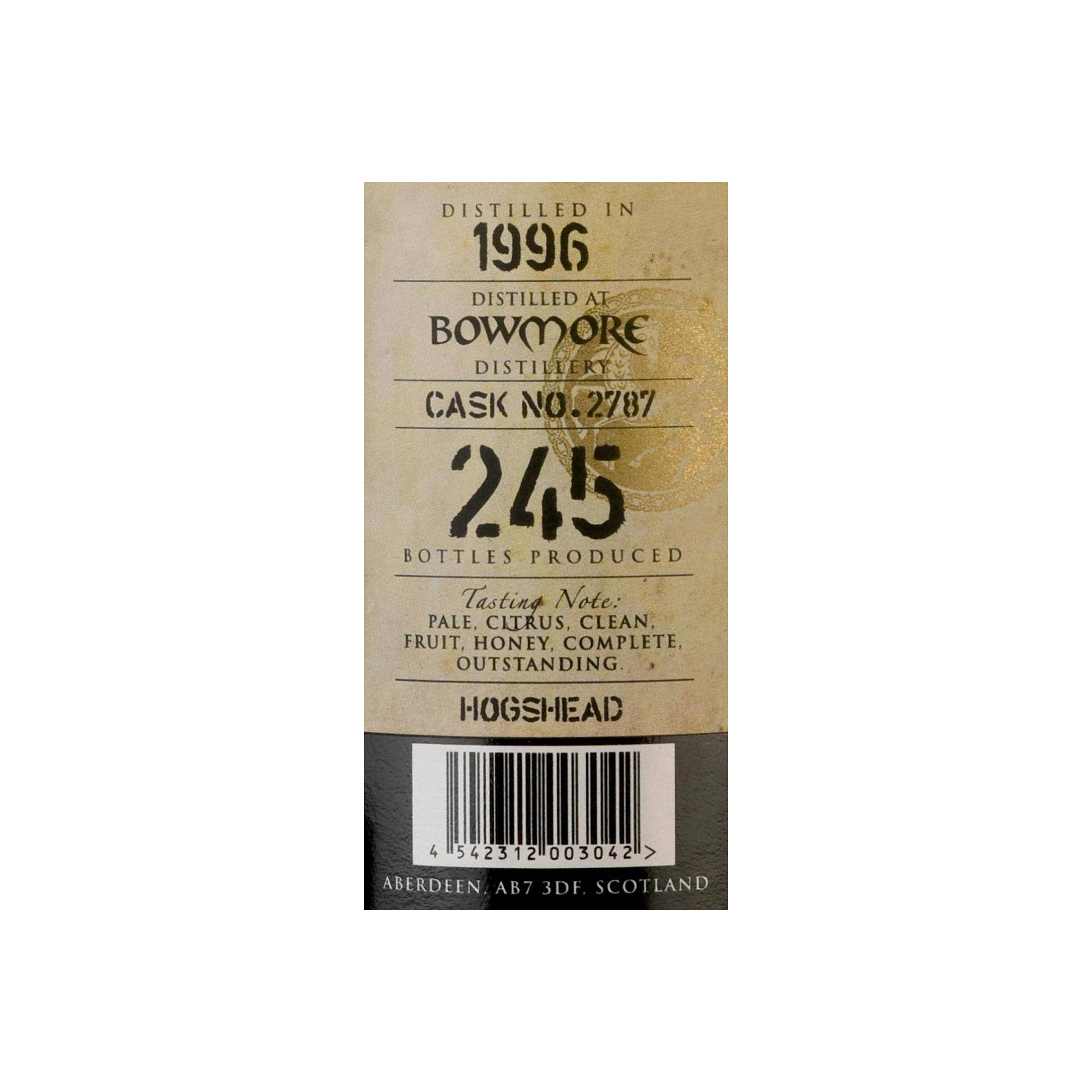 Bowmore 1996 18 Years Single Malt Whisky 3