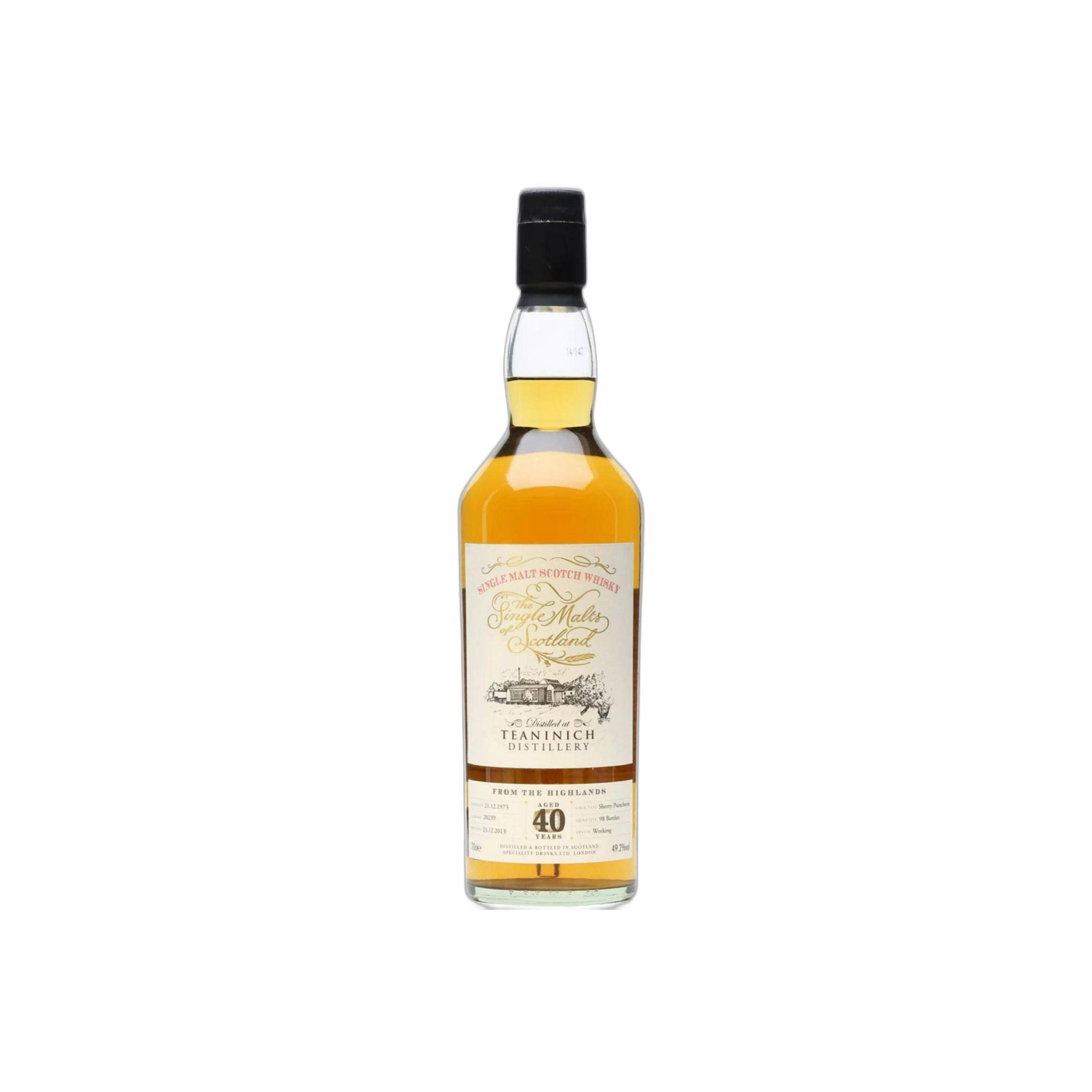 Teaninich The Single Malts of Scotland 1973 40 Years Single Malt Whisky