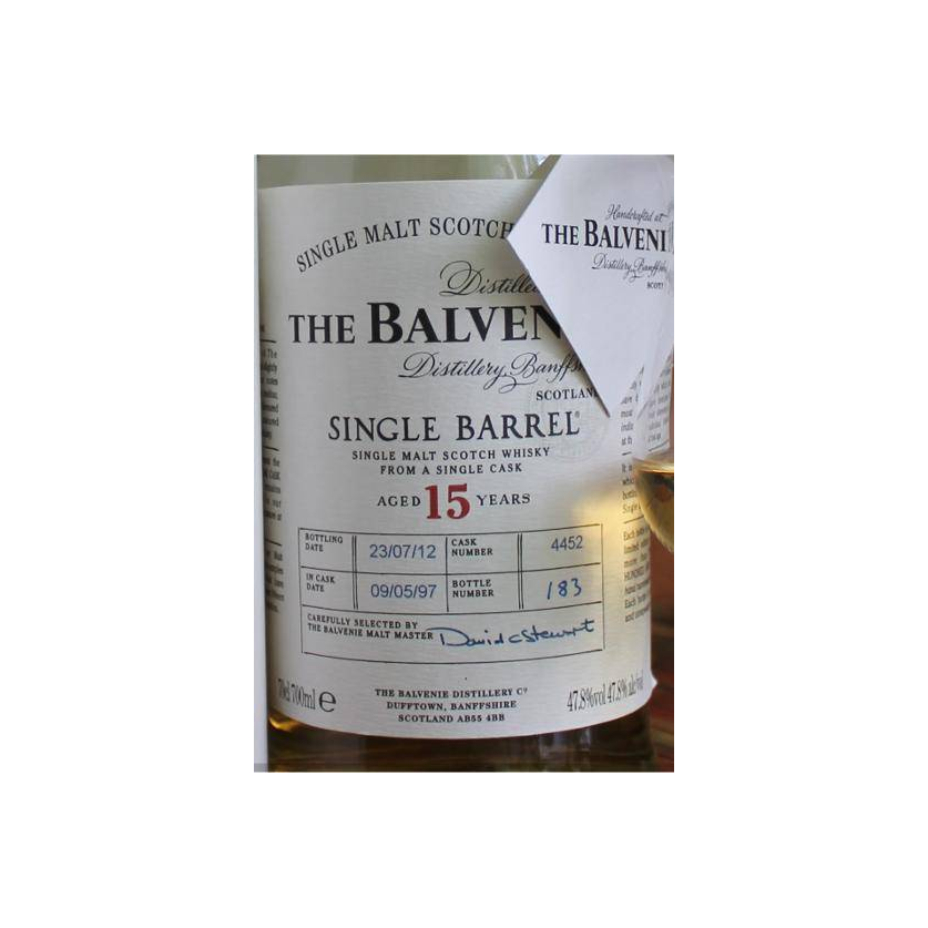 The Balvenie Single Cask 1997 15 Years Single Malt Whisky