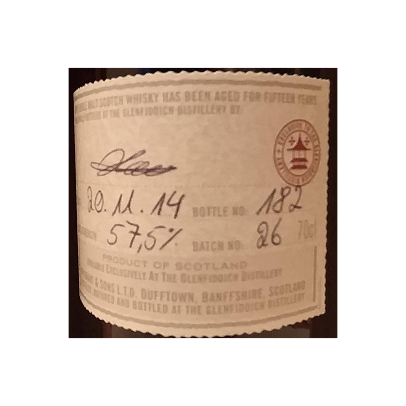 Glenfiddich 15 Years Single Malt Whisky