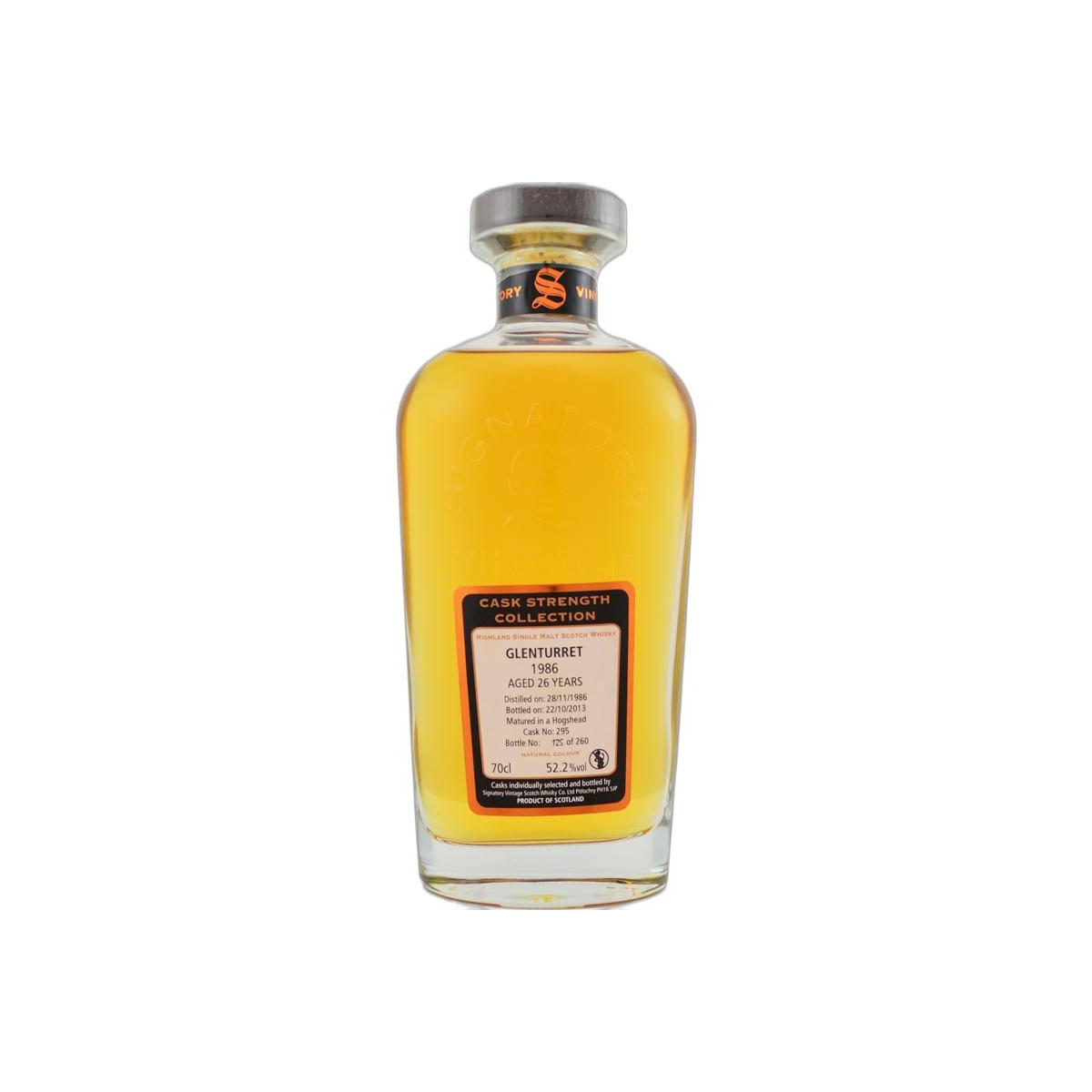 The Glenturret Cask Strength Collection 1986 26 Years Single Malt Whisky