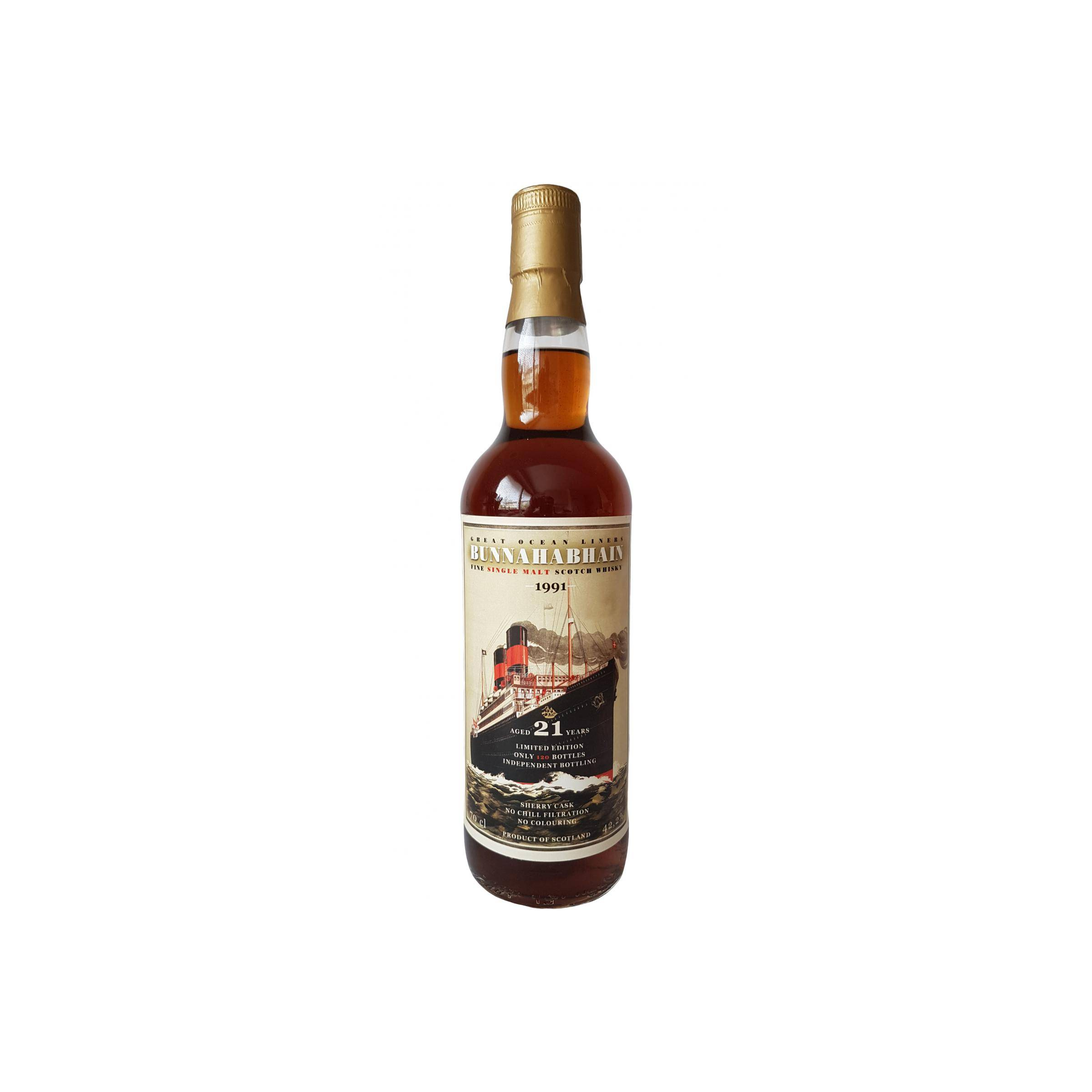 Bunnahabhain 1991 21 Years Single Malt Whisky