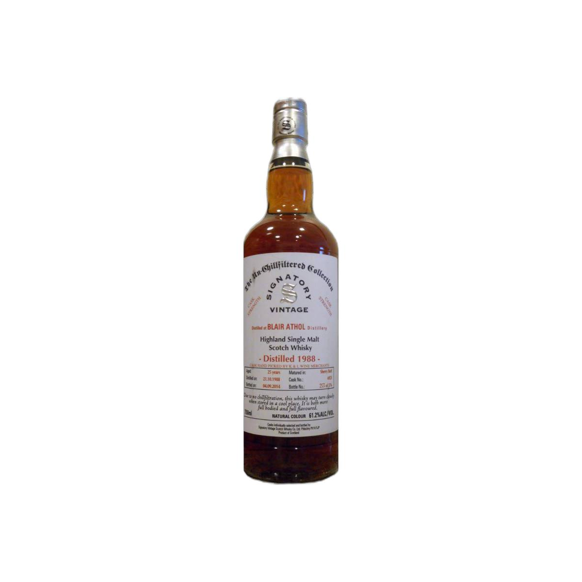 Blair Athol 1988 25 Years Single Malt Whisky
