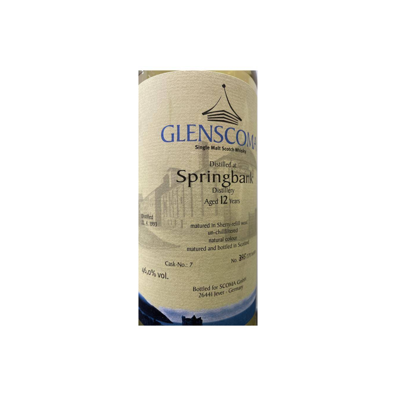 Springbank 1993 12 Years Single Malt Whisky 2