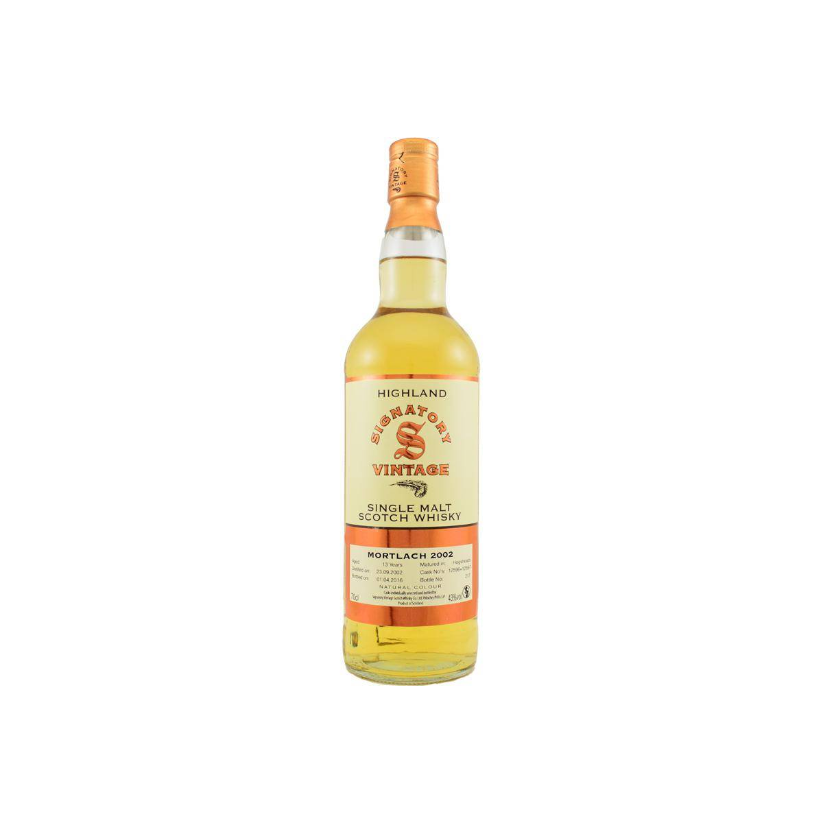 Mortlach Vintage Collection 2002 13 Years Single Malt Whisky