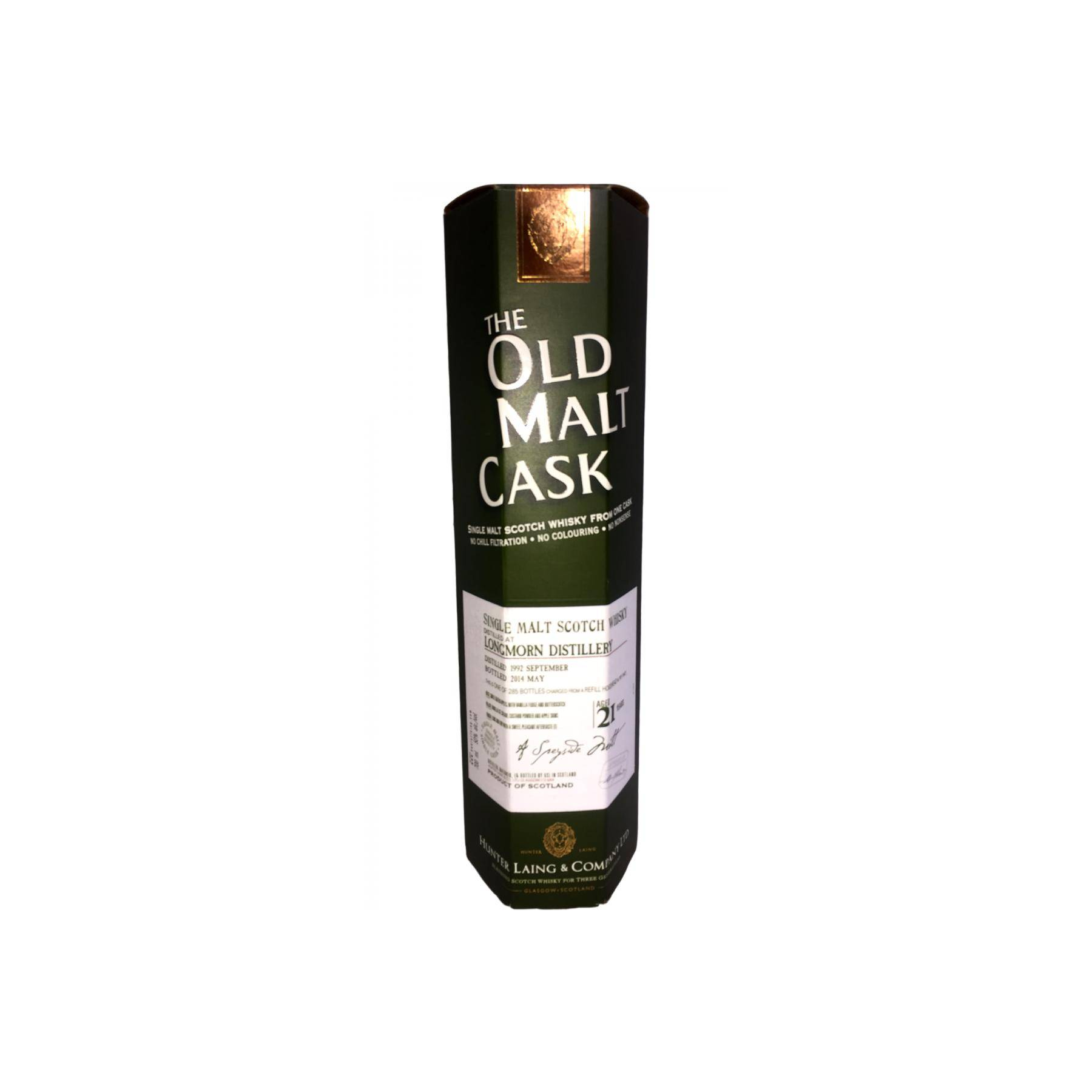 Longmorn Old Malt Cask 1992 21 Years Single Malt Whisky 2