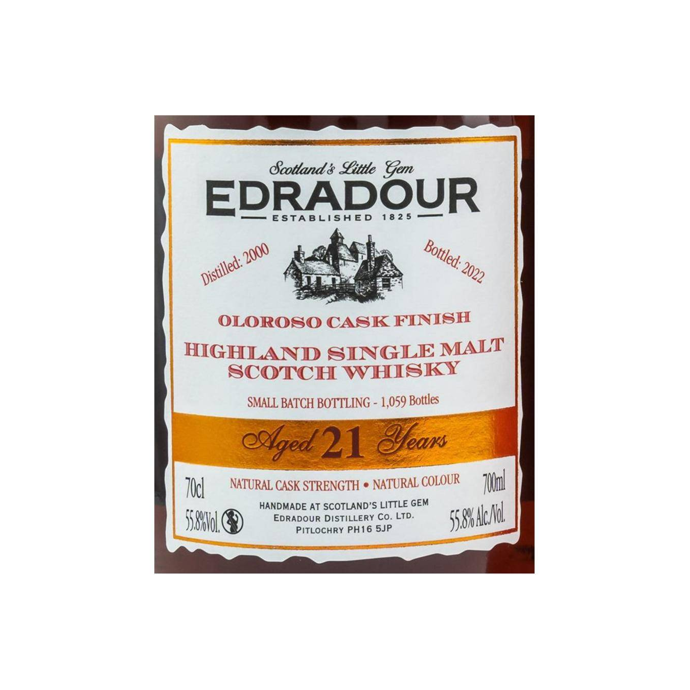 Edradour 2000 21 Years Single Malt Whisky 3