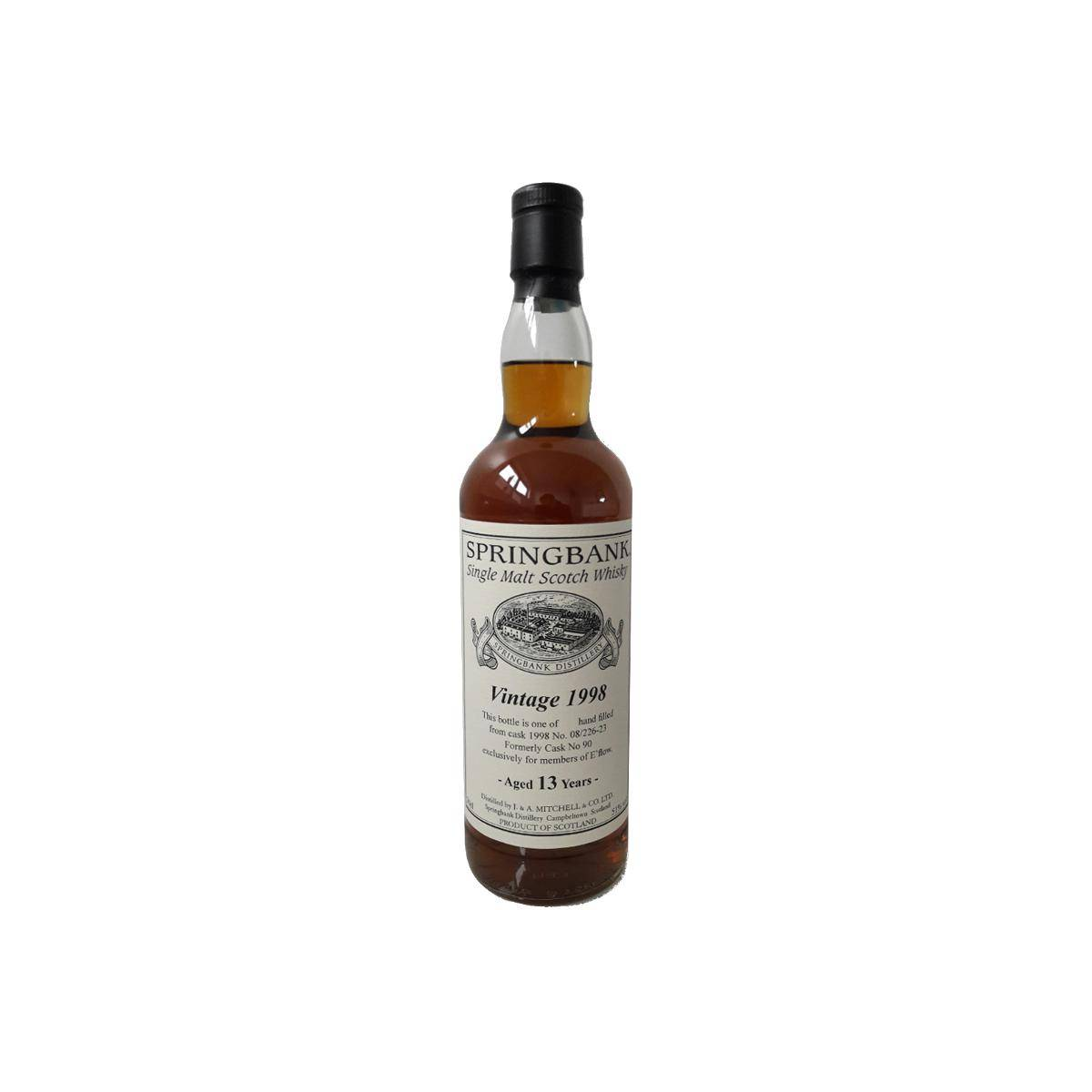 Springbank Private Bottling 1998 13 Years Single Malt Whisky