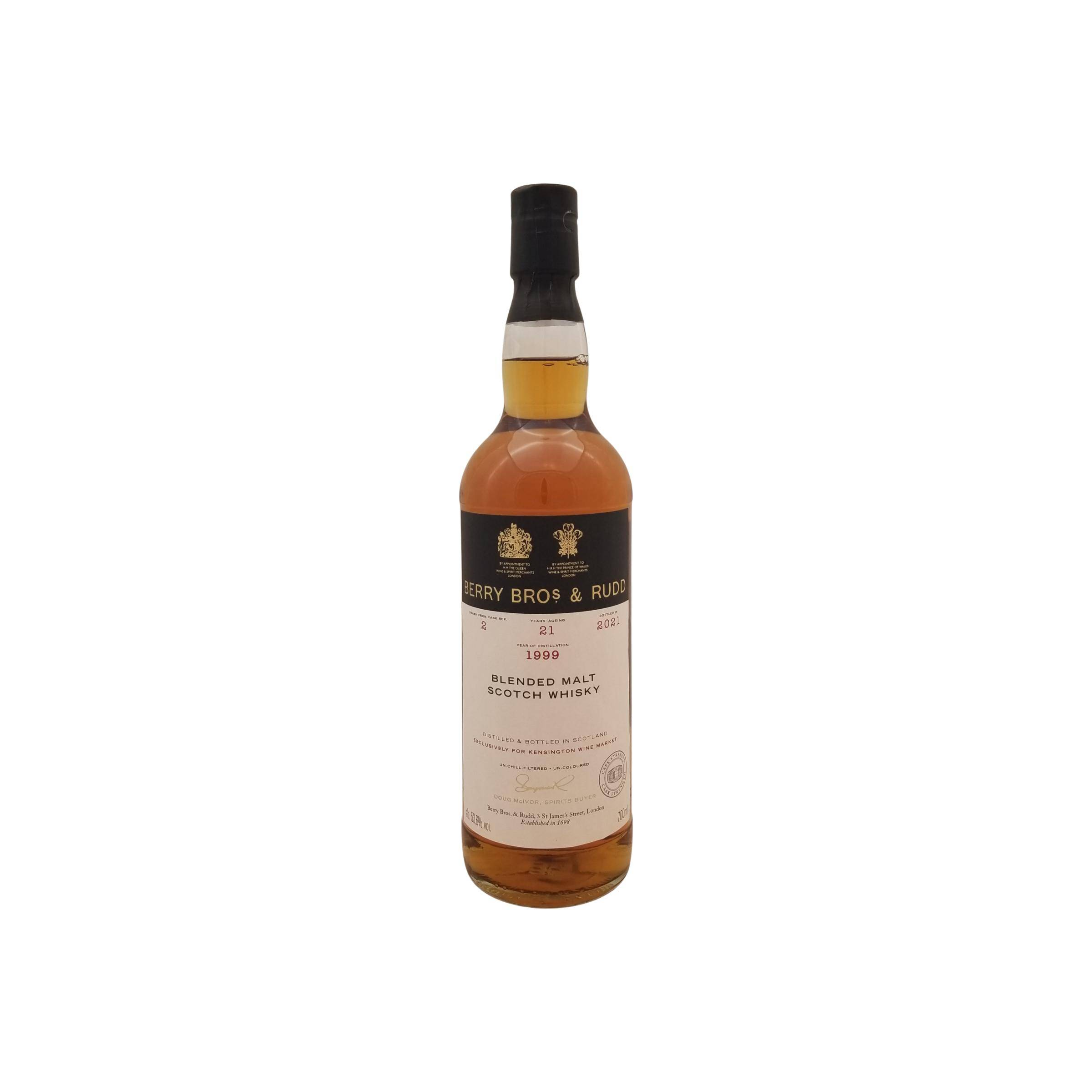Berry Bros. & Rudd 1999 21 Years Blended Malt Whisky